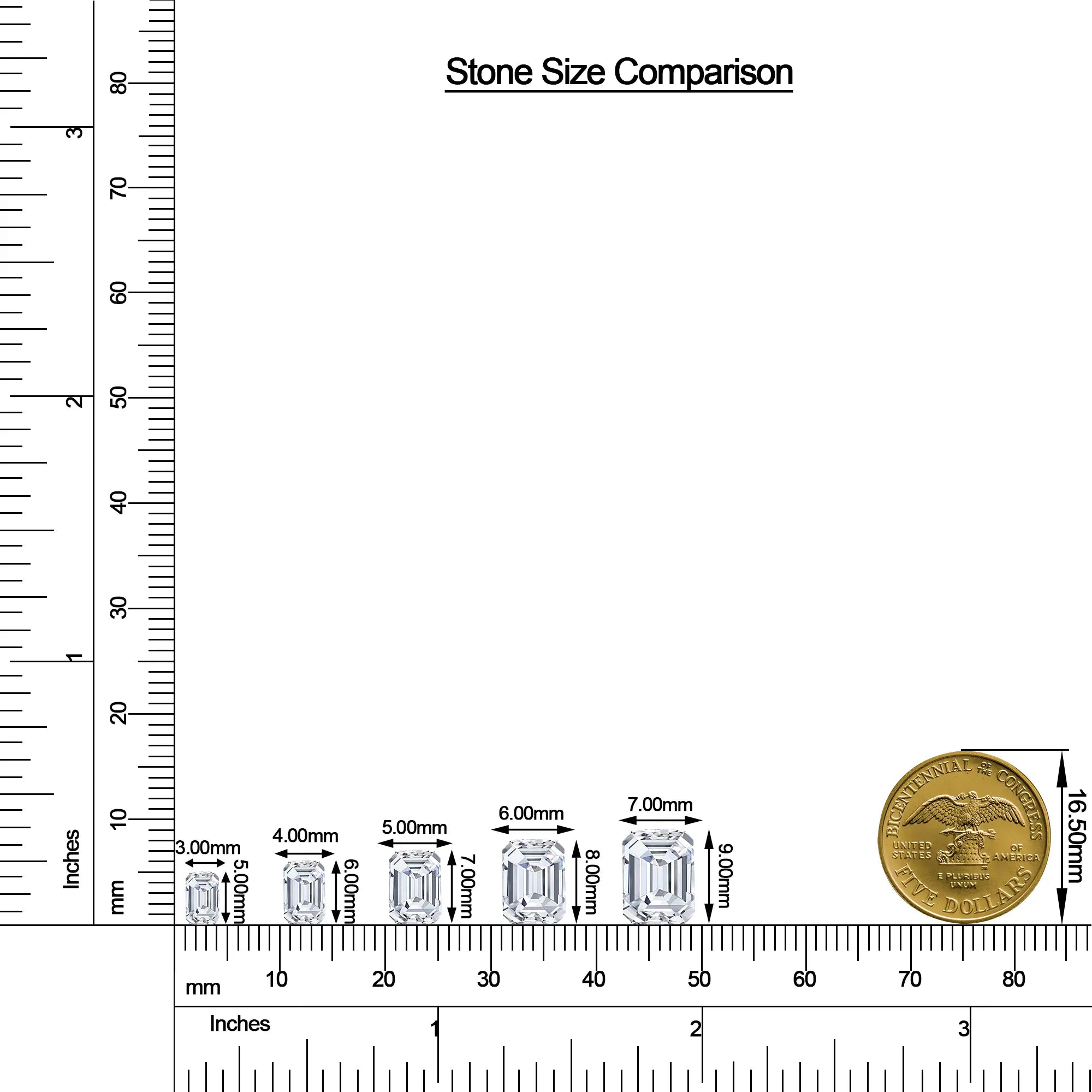 18K White Gold Vermeil