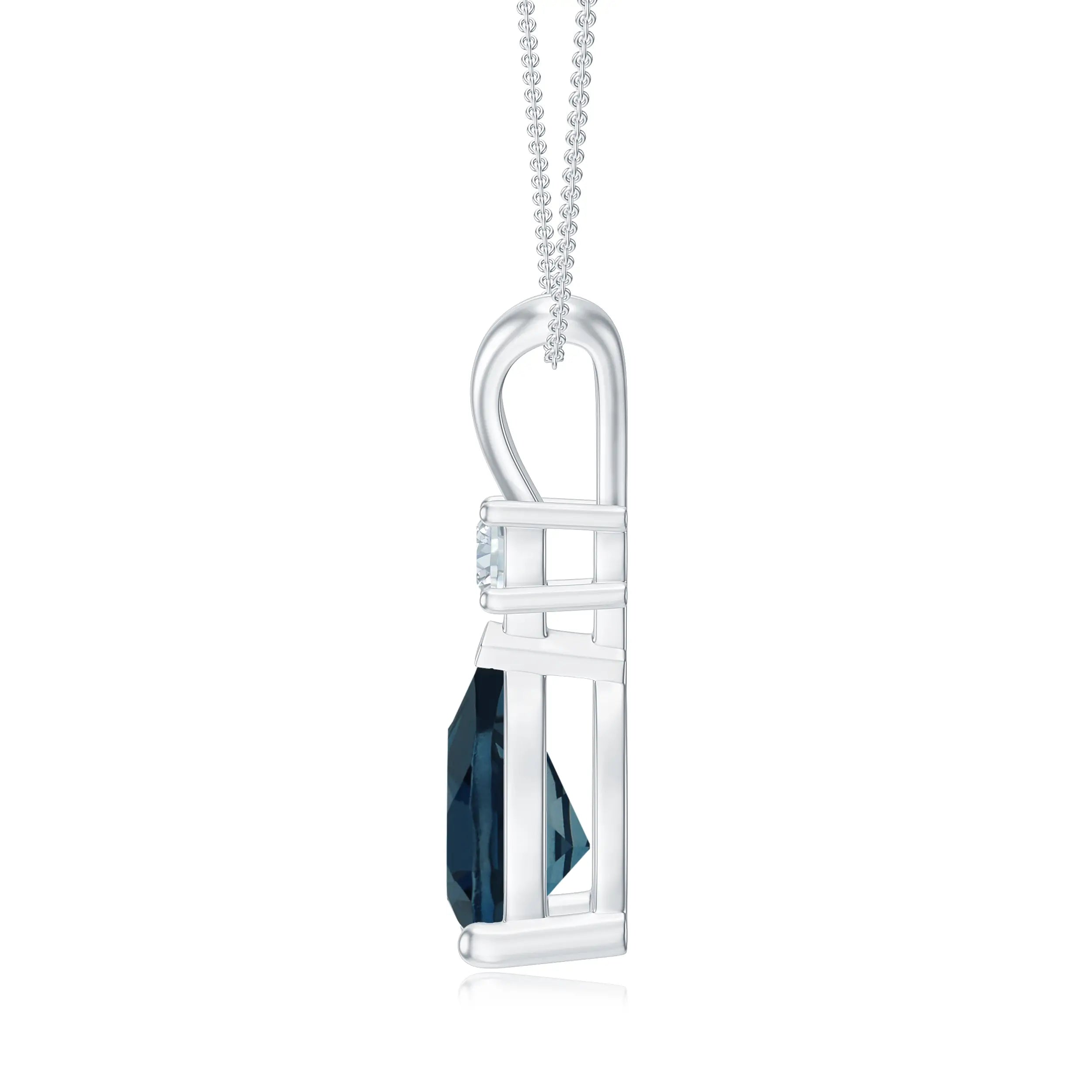 18K White Gold Vermeil