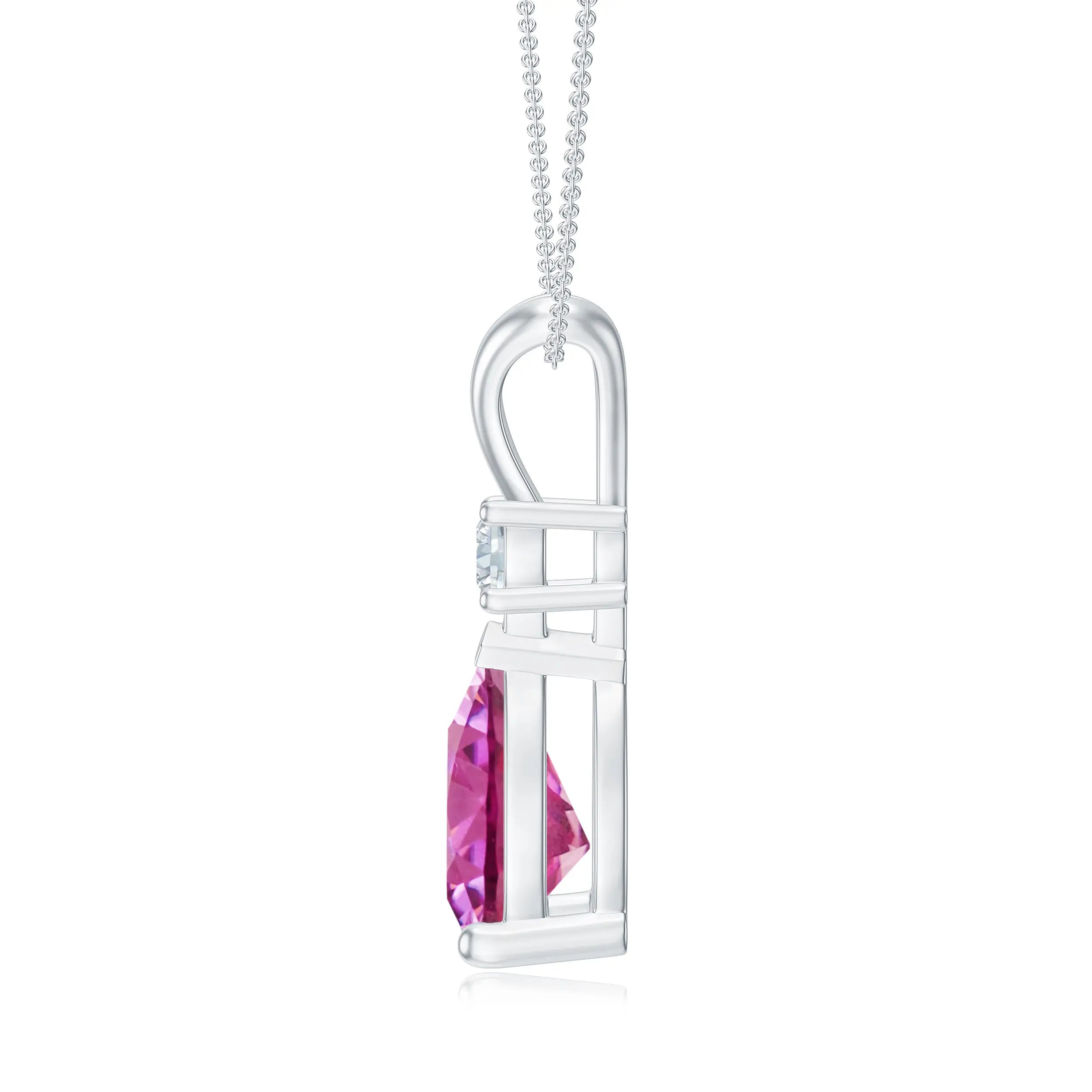18K White Gold Vermeil