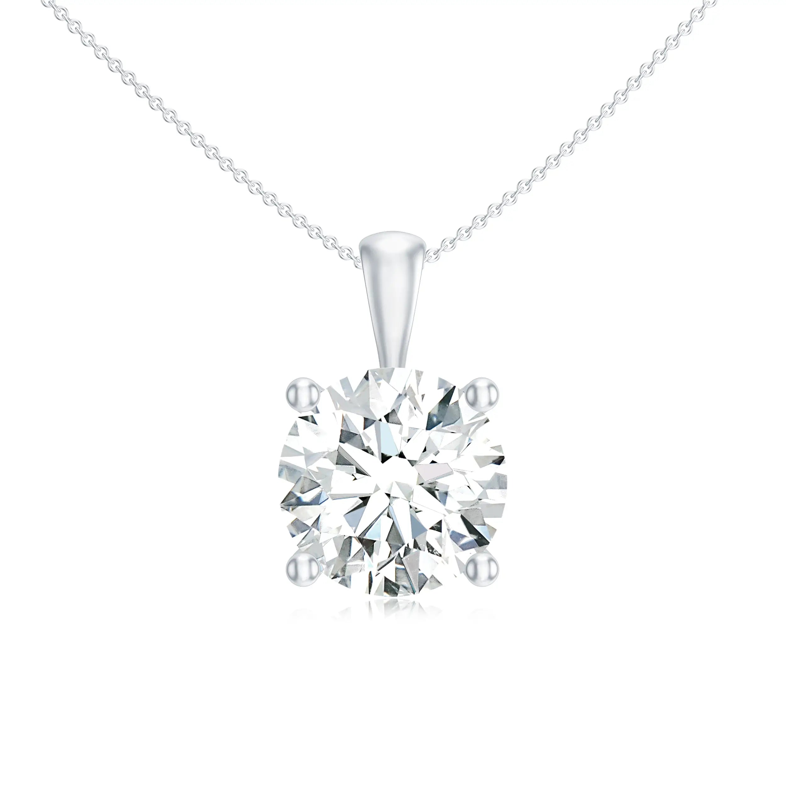 18K White Gold Vermeil