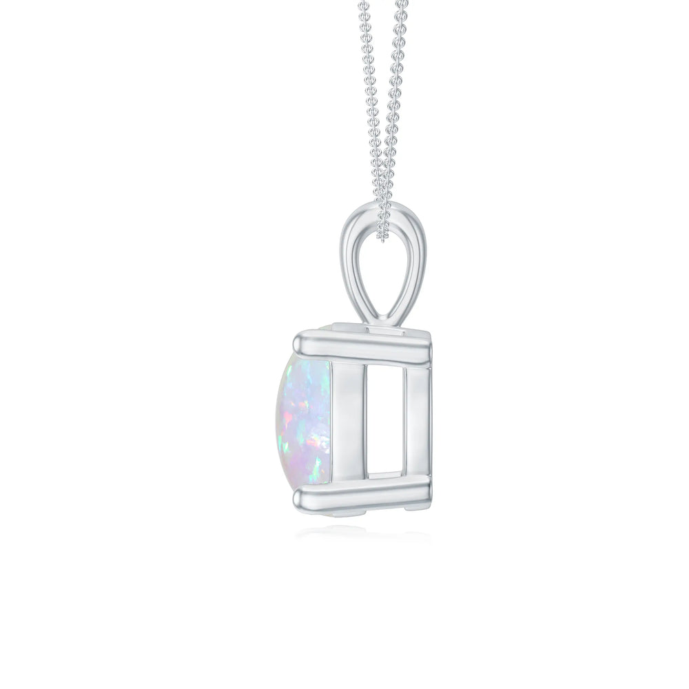18K White Gold Vermeil