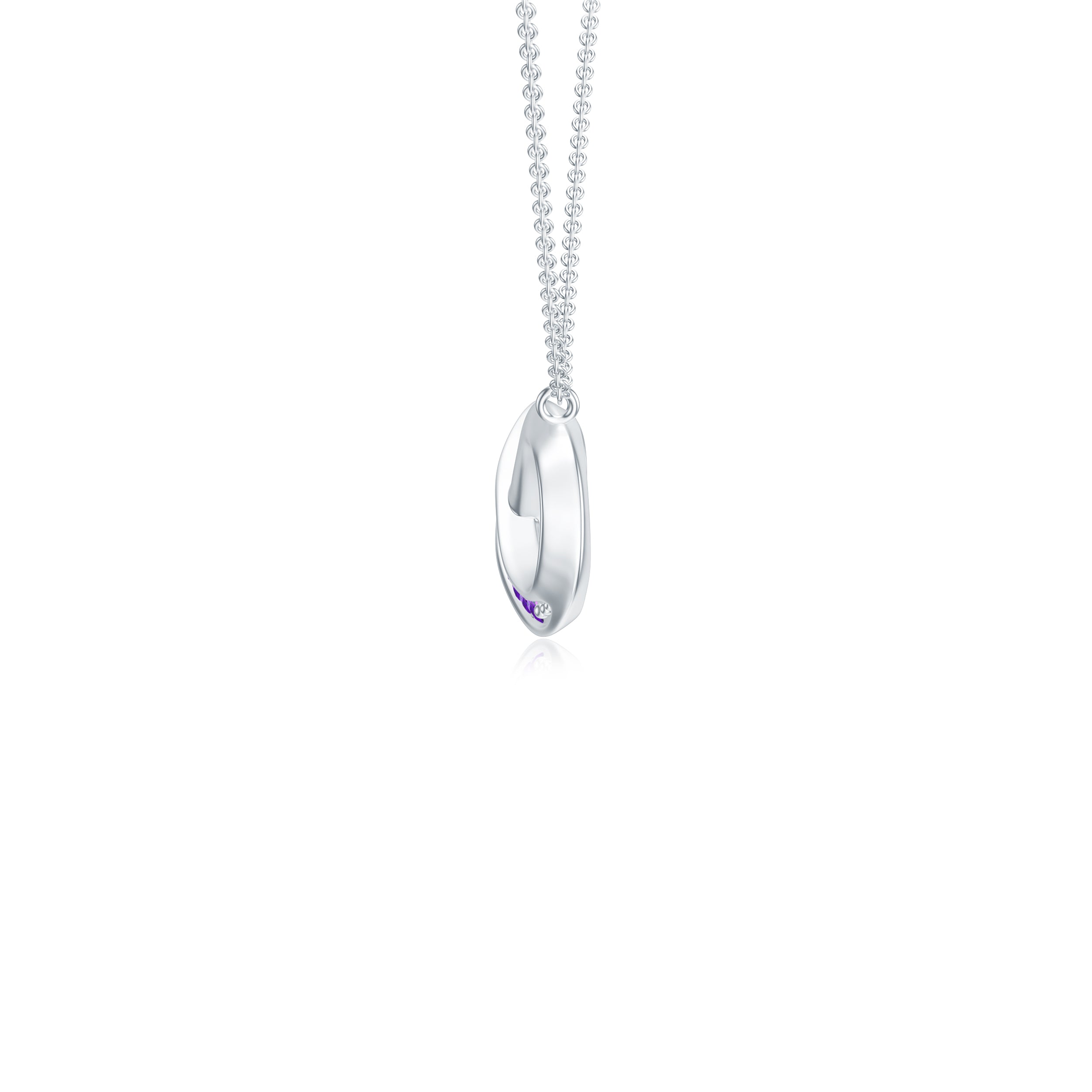 18K White Gold Vermeil