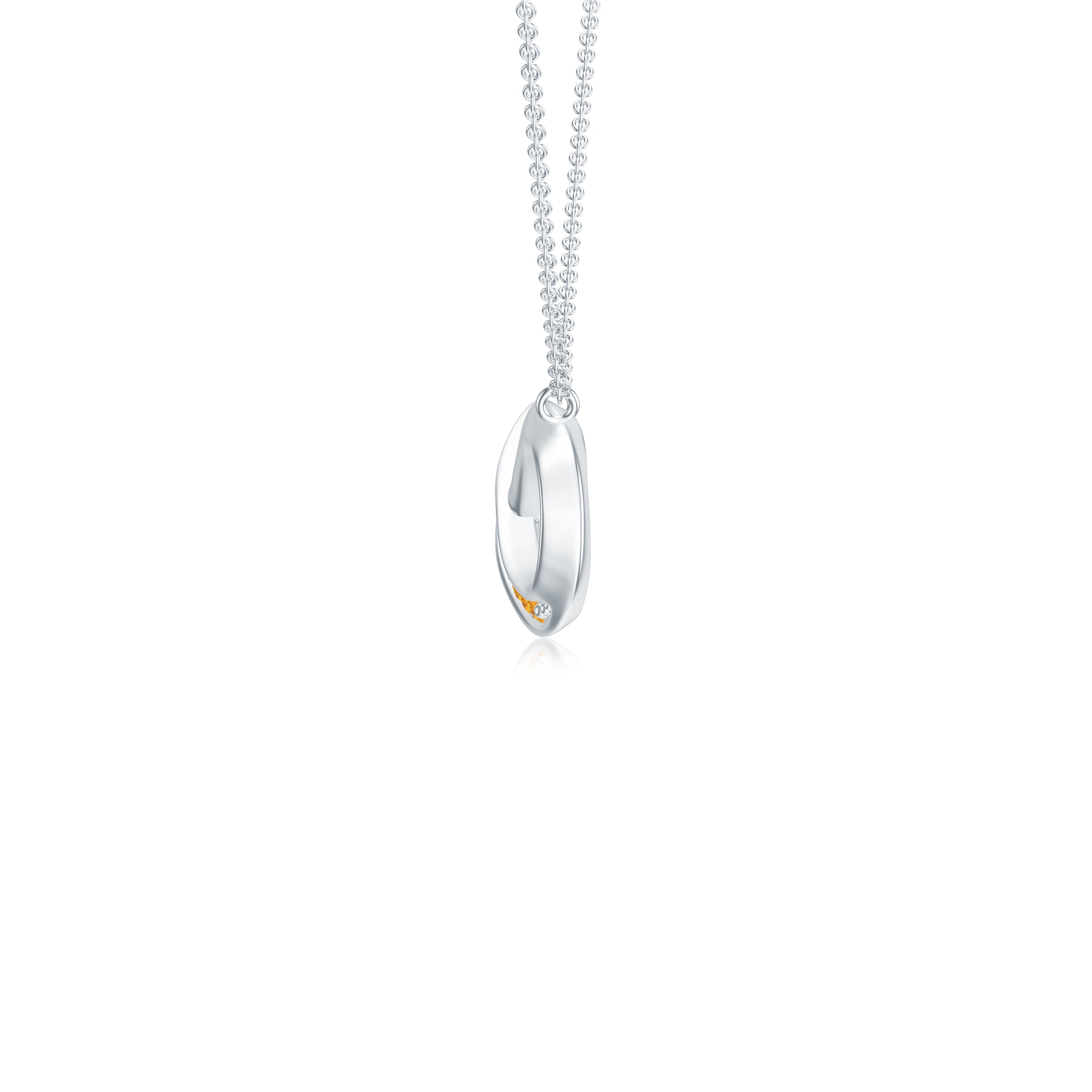 18K White Gold Vermeil