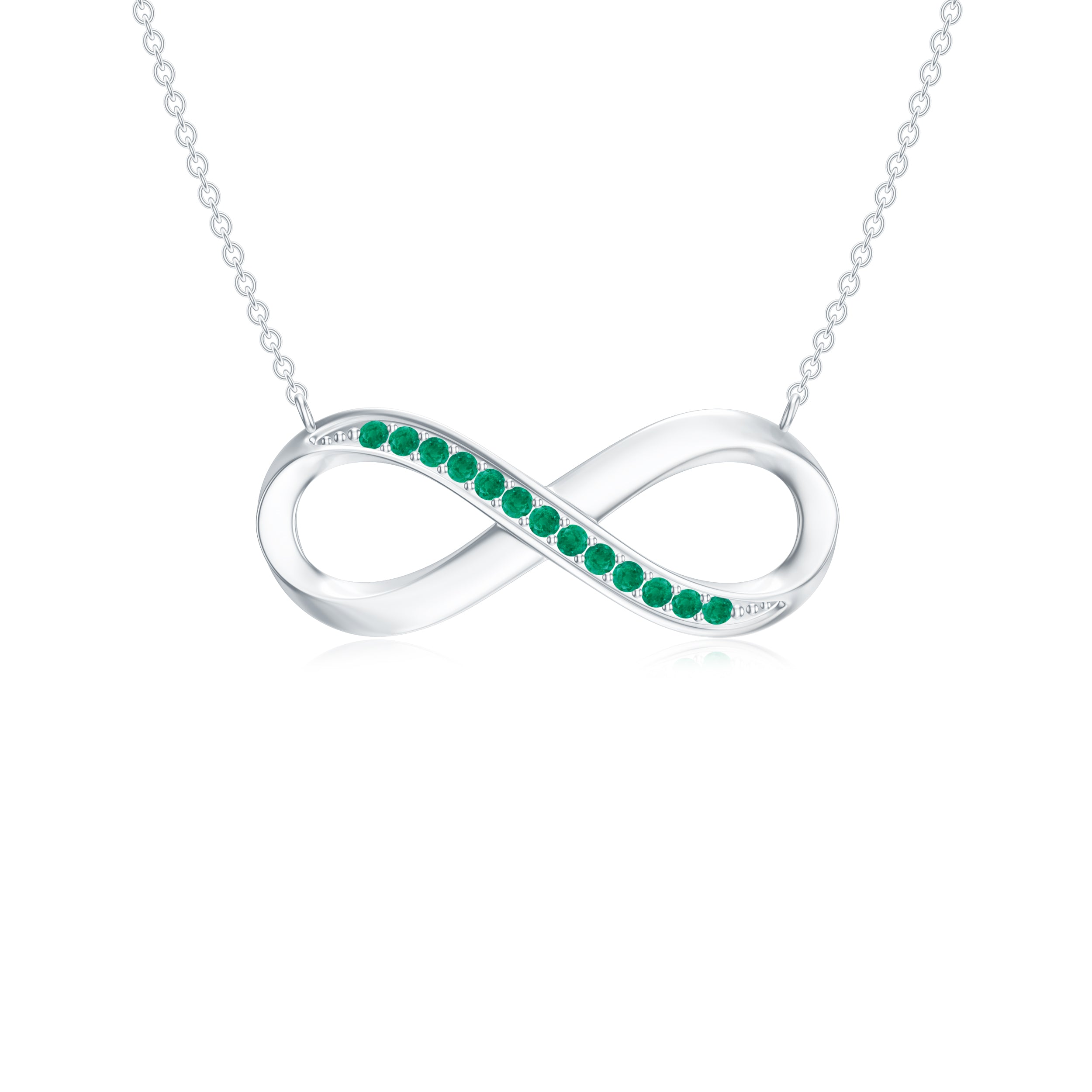 18K White Gold Vermeil