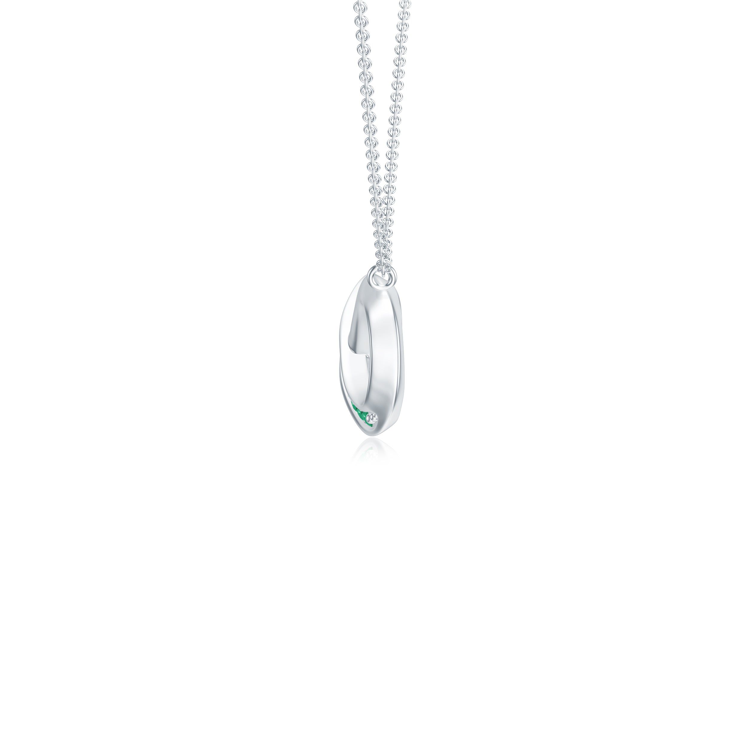 18K White Gold Vermeil