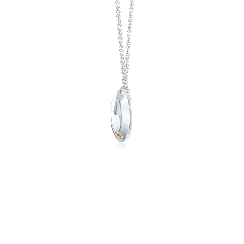 18K White Gold Vermeil