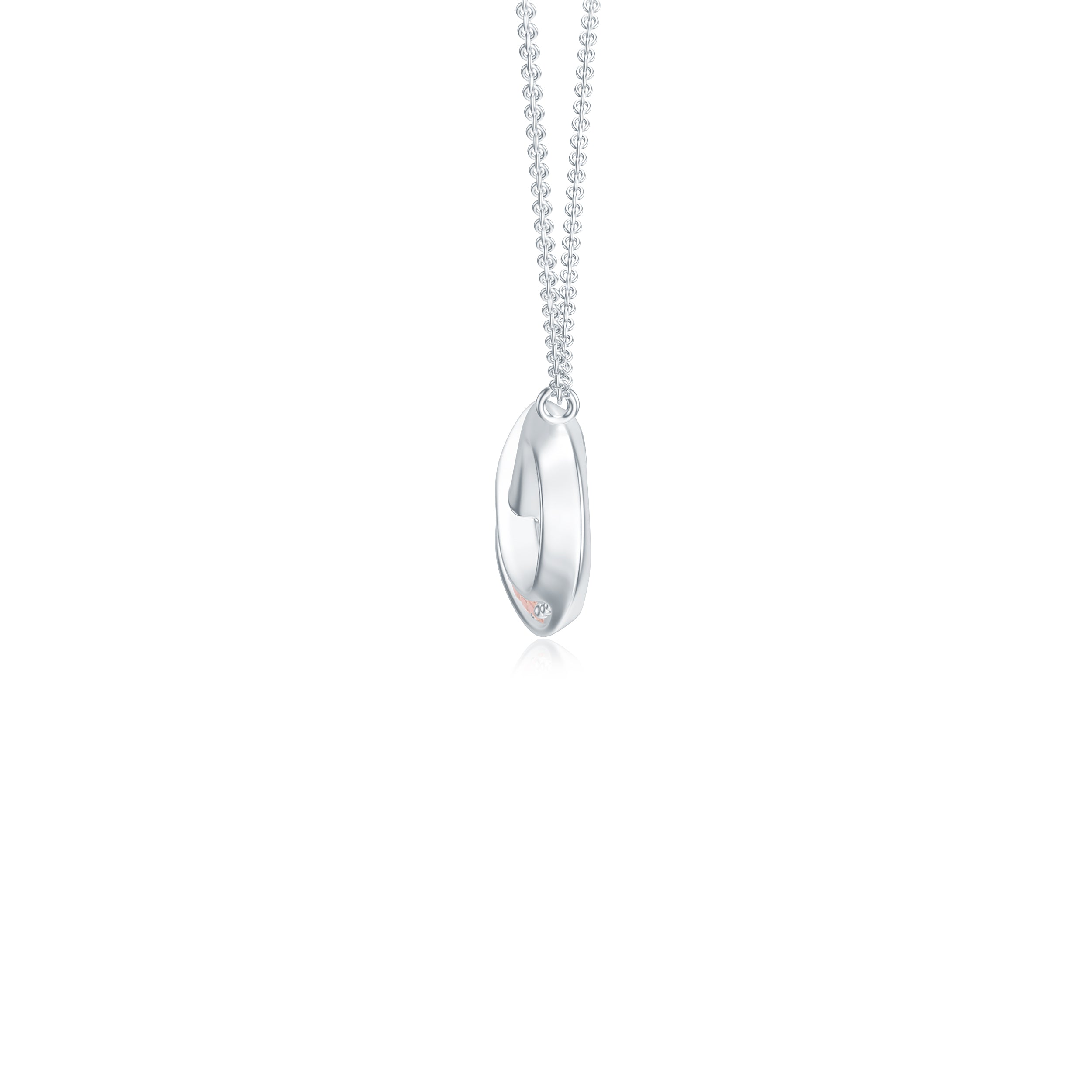 18K White Gold Vermeil