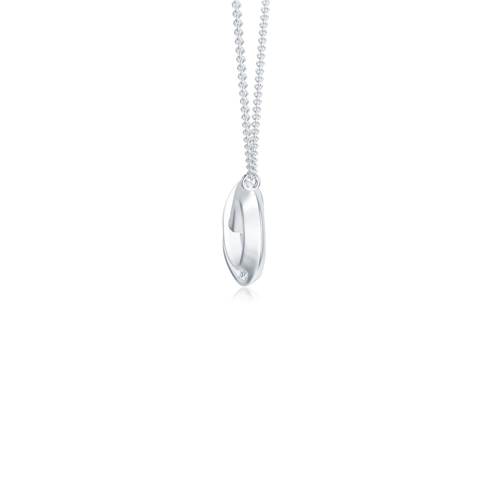18K White Gold Vermeil