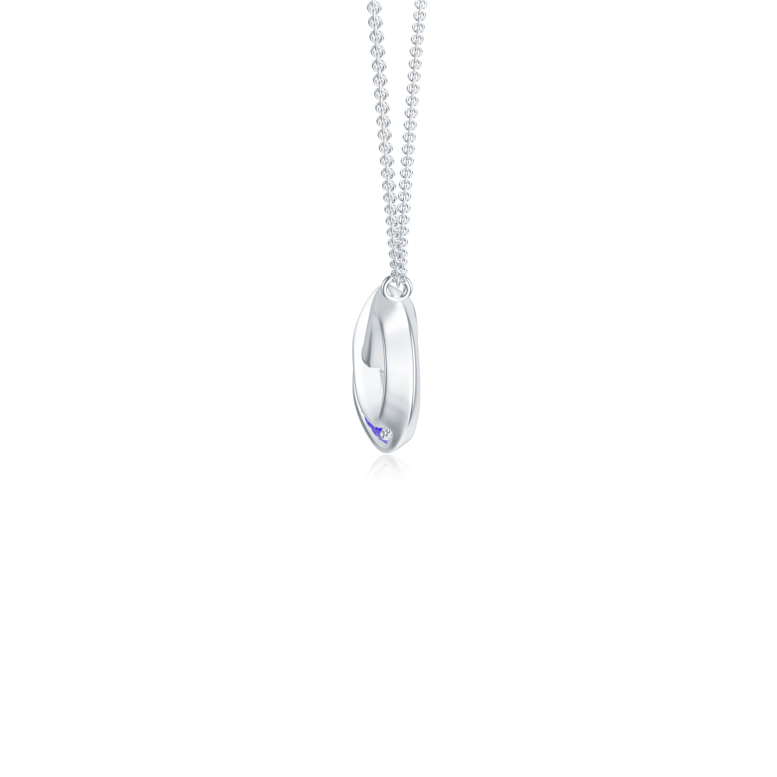 18K White Gold Vermeil