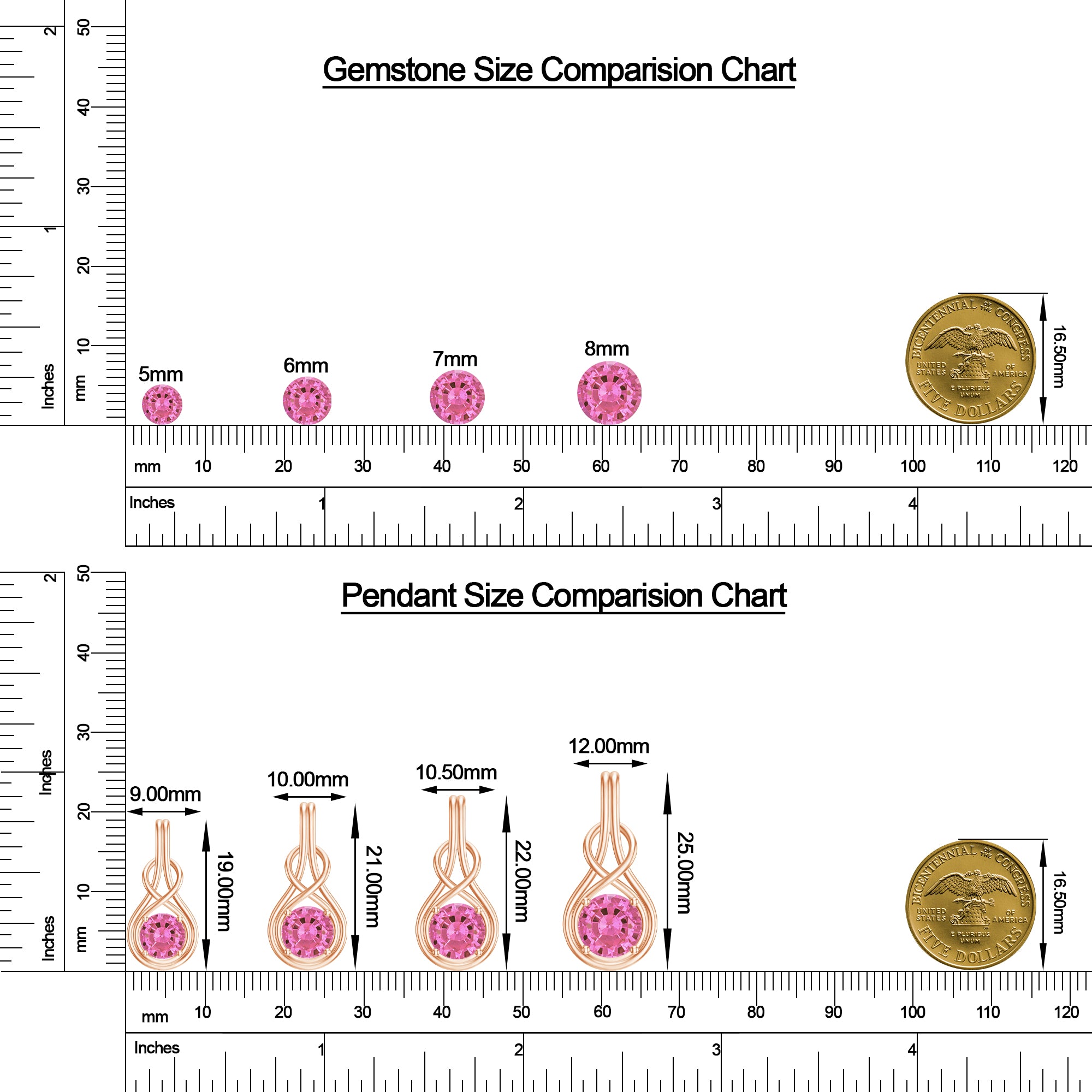 18K Rose Gold Vermeil