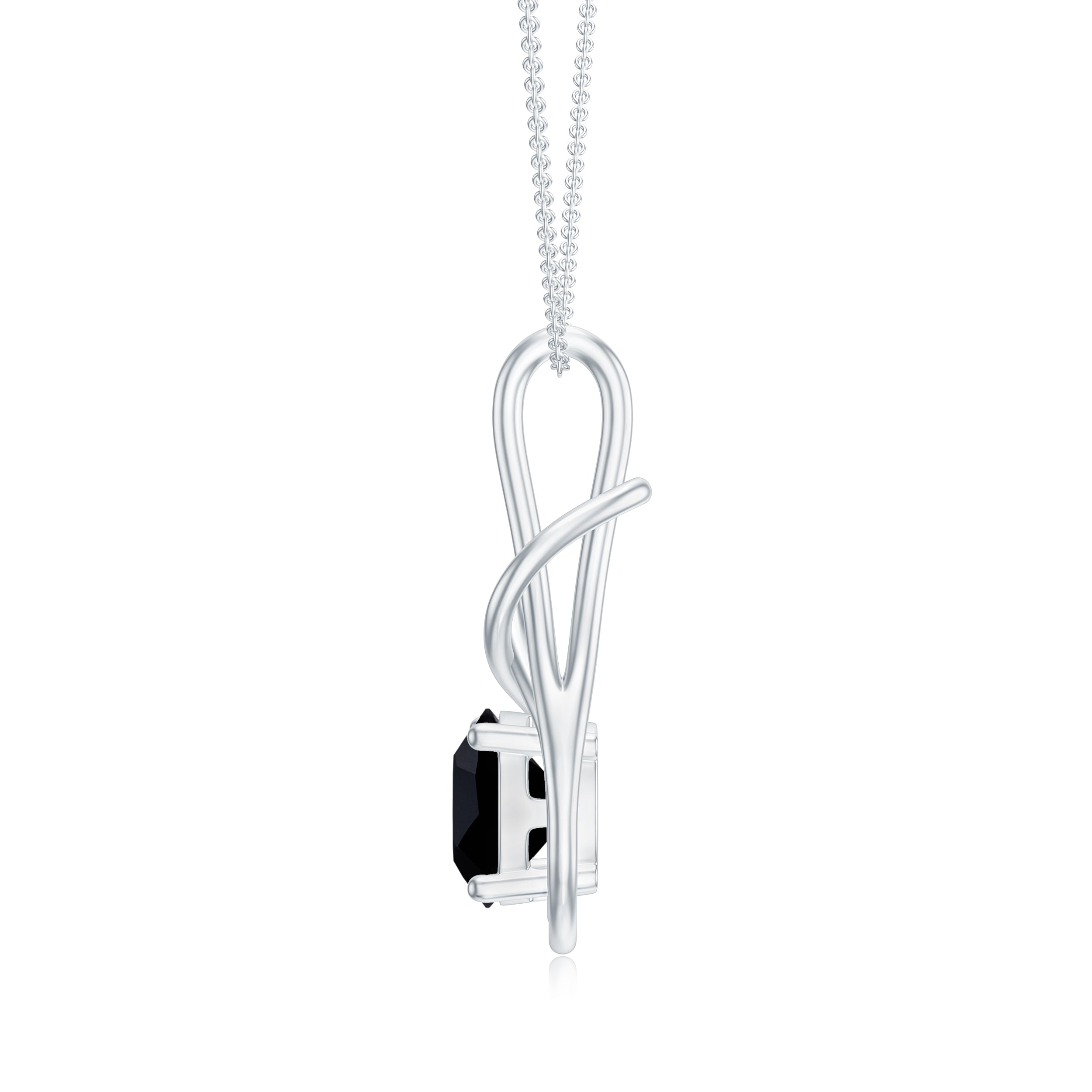 18K White Gold Vermeil