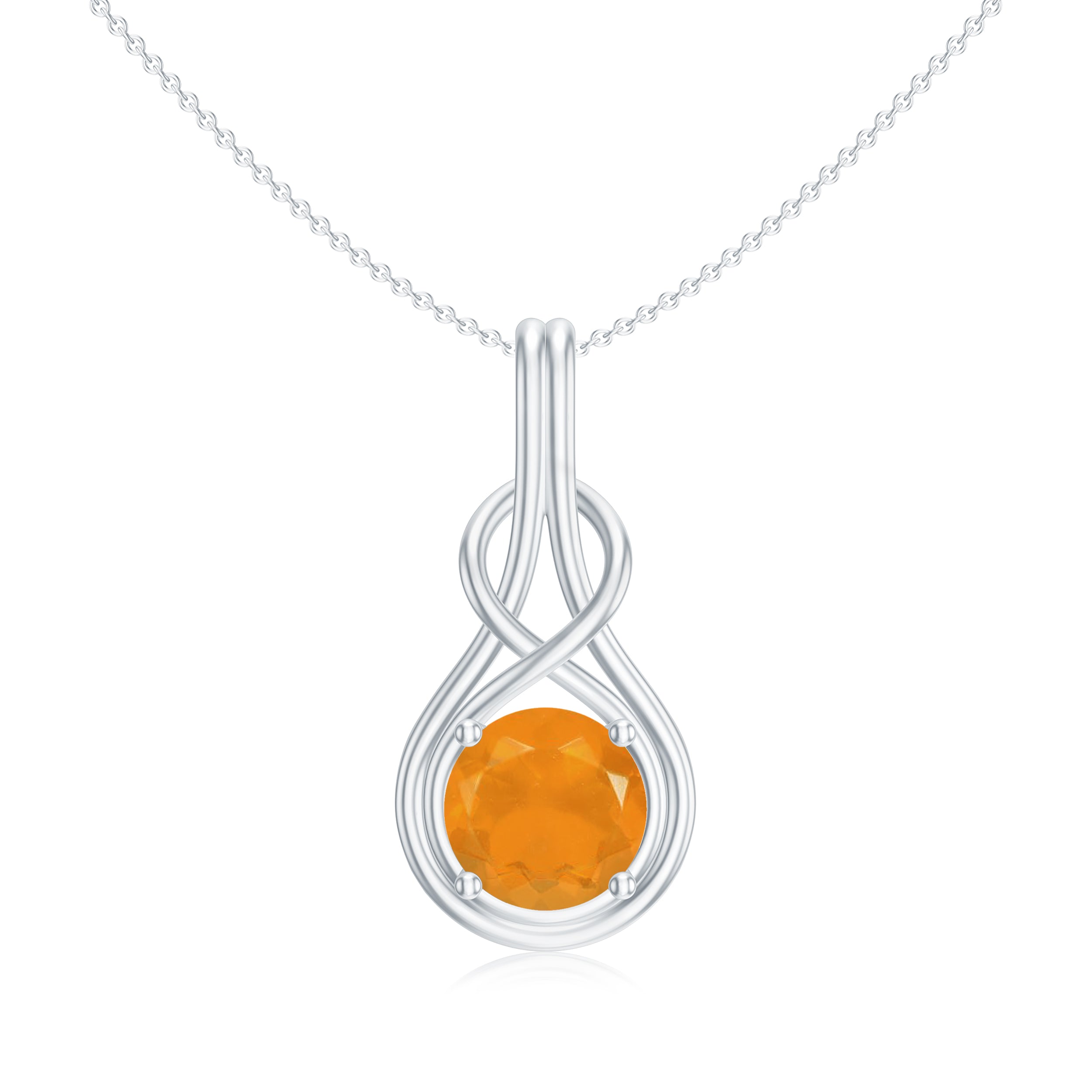 18K White Gold Vermeil
