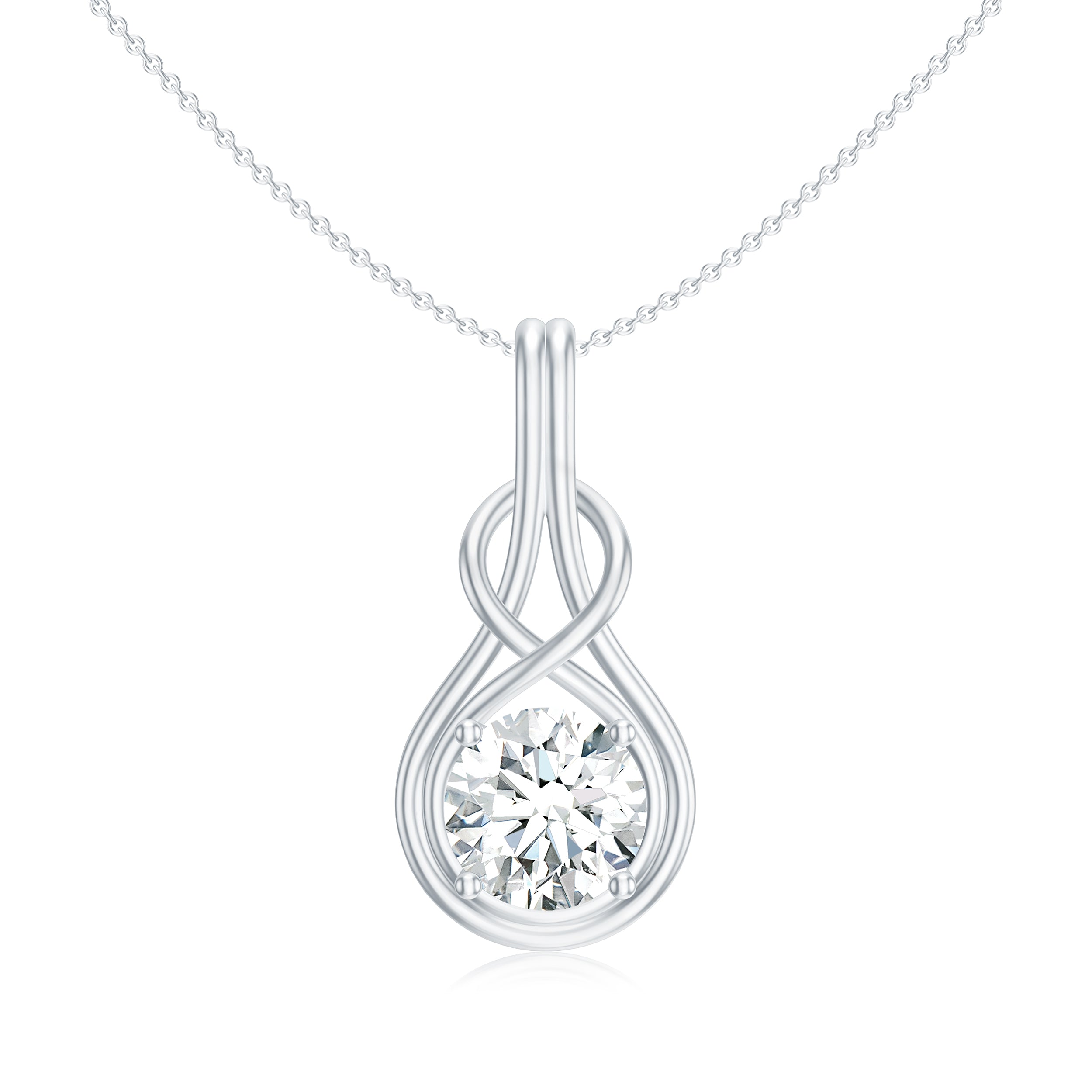 18K White Gold Vermeil
