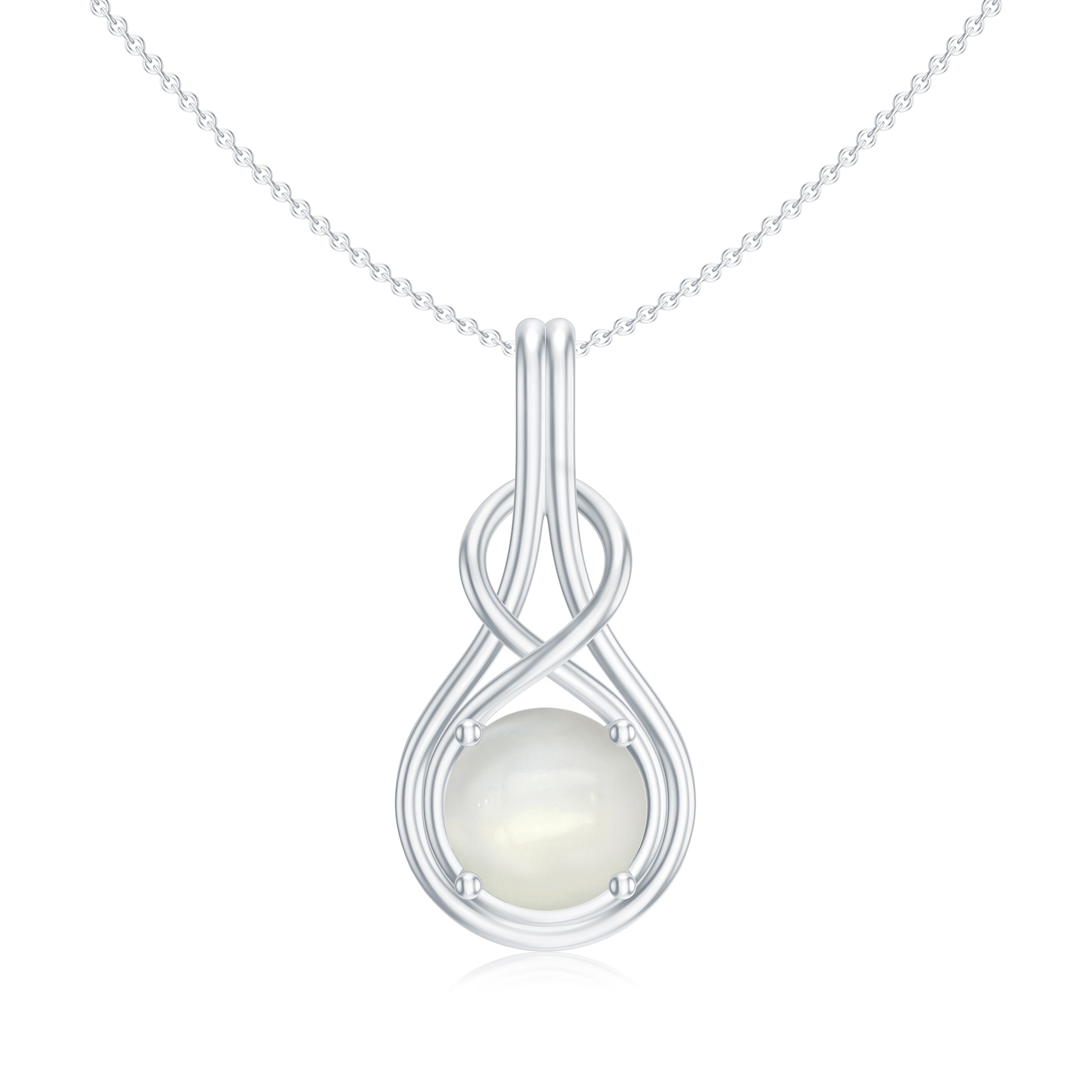 18K White Gold Vermeil