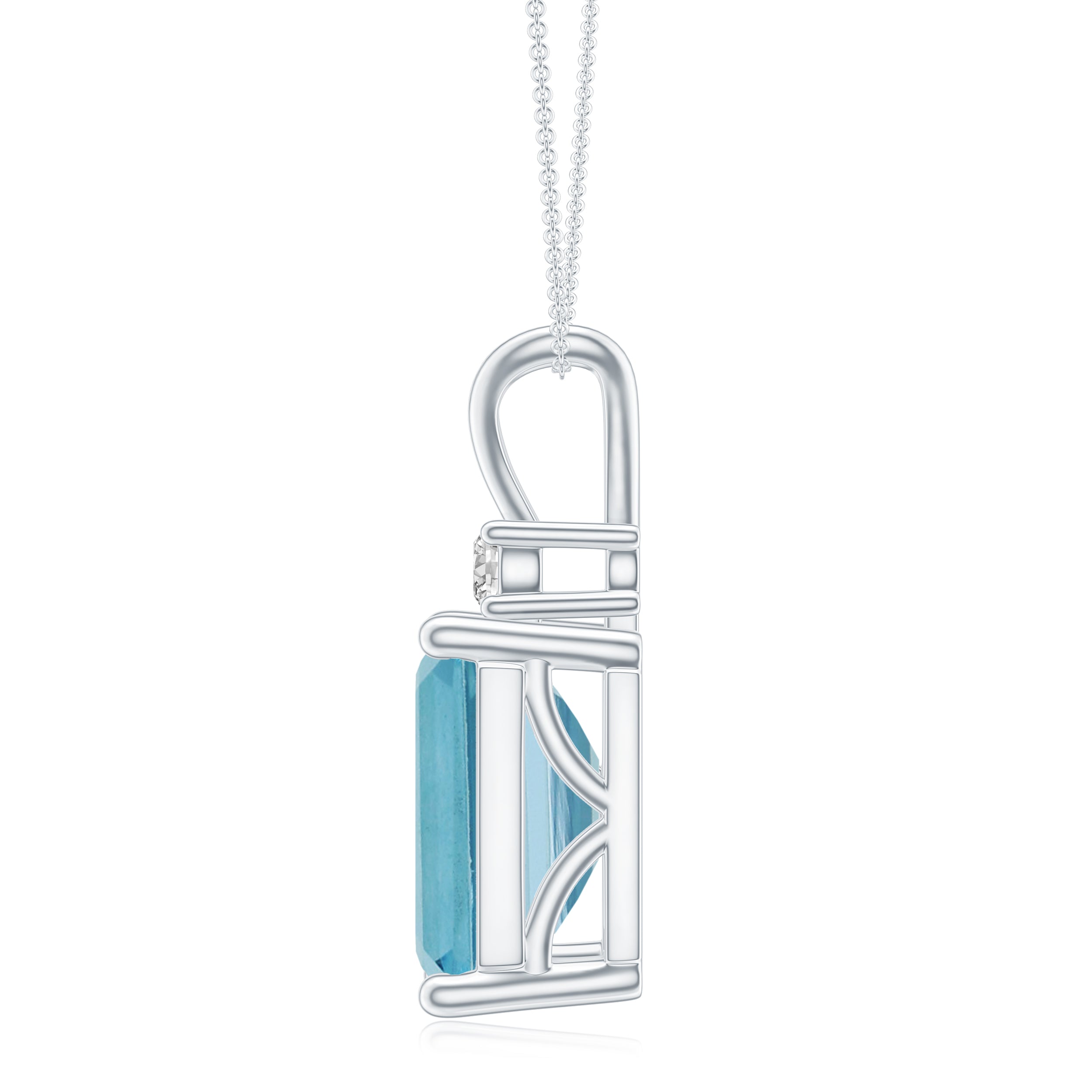18K White Gold Vermeil