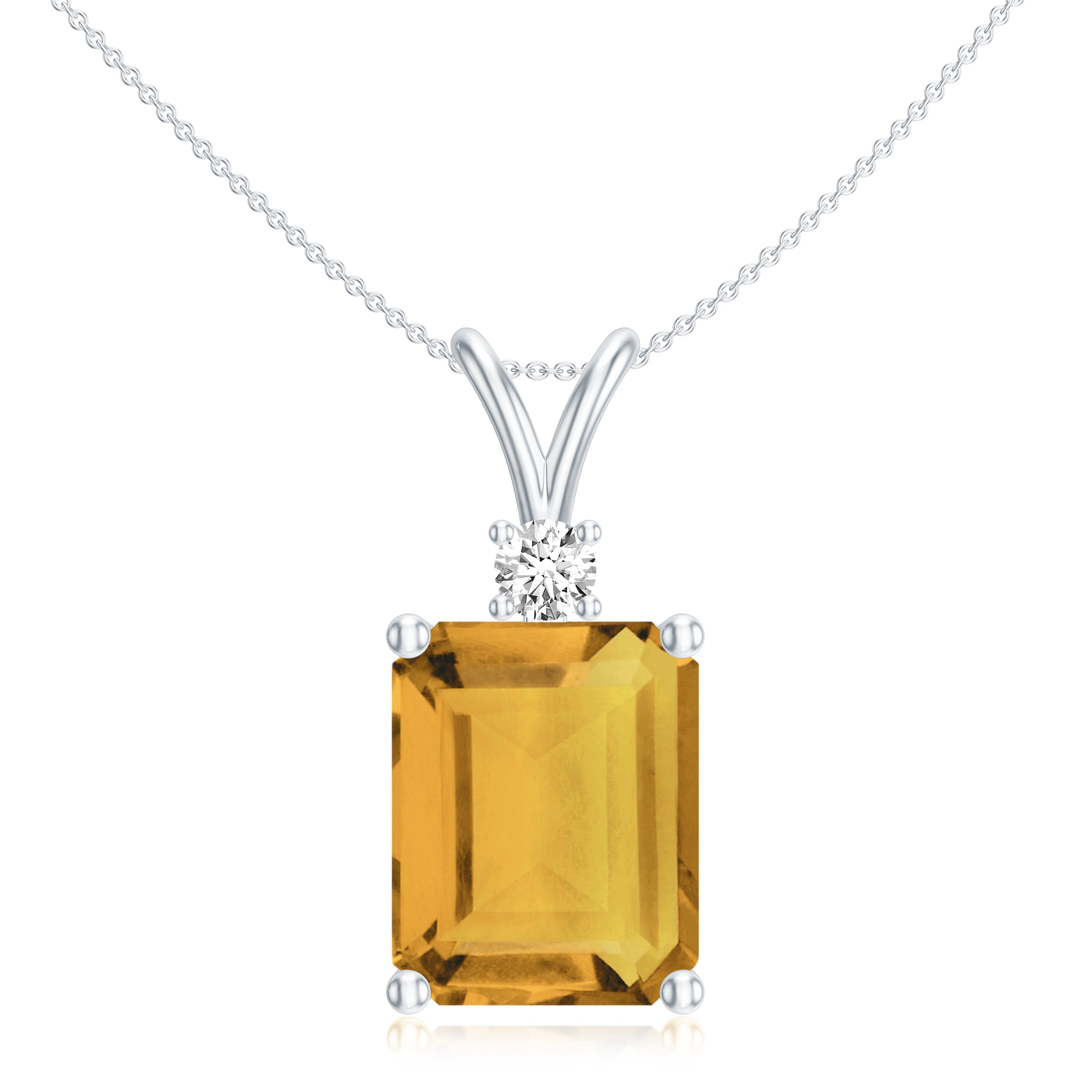18K White Gold Vermeil