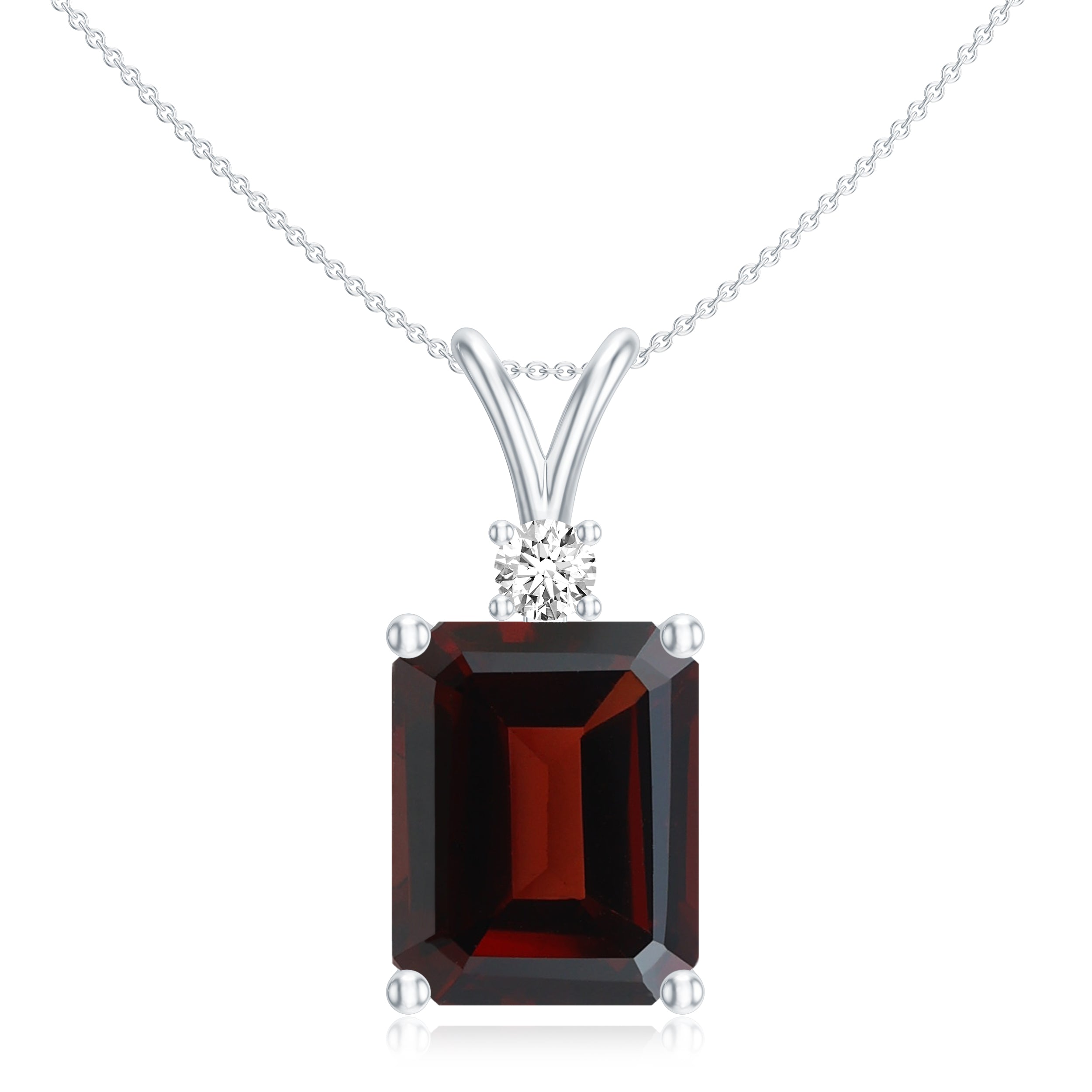 18K White Gold Vermeil