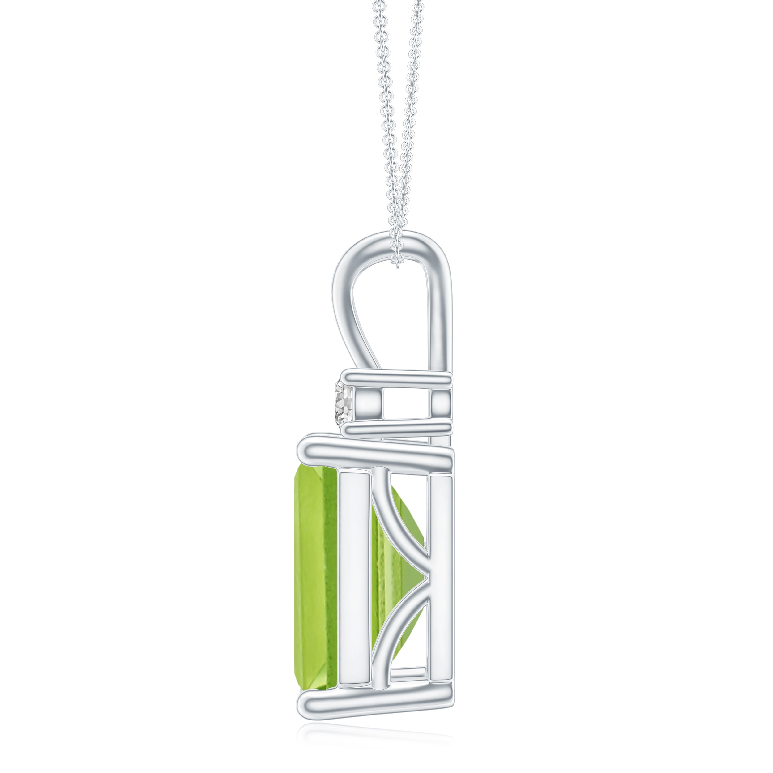 18K White Gold Vermeil
