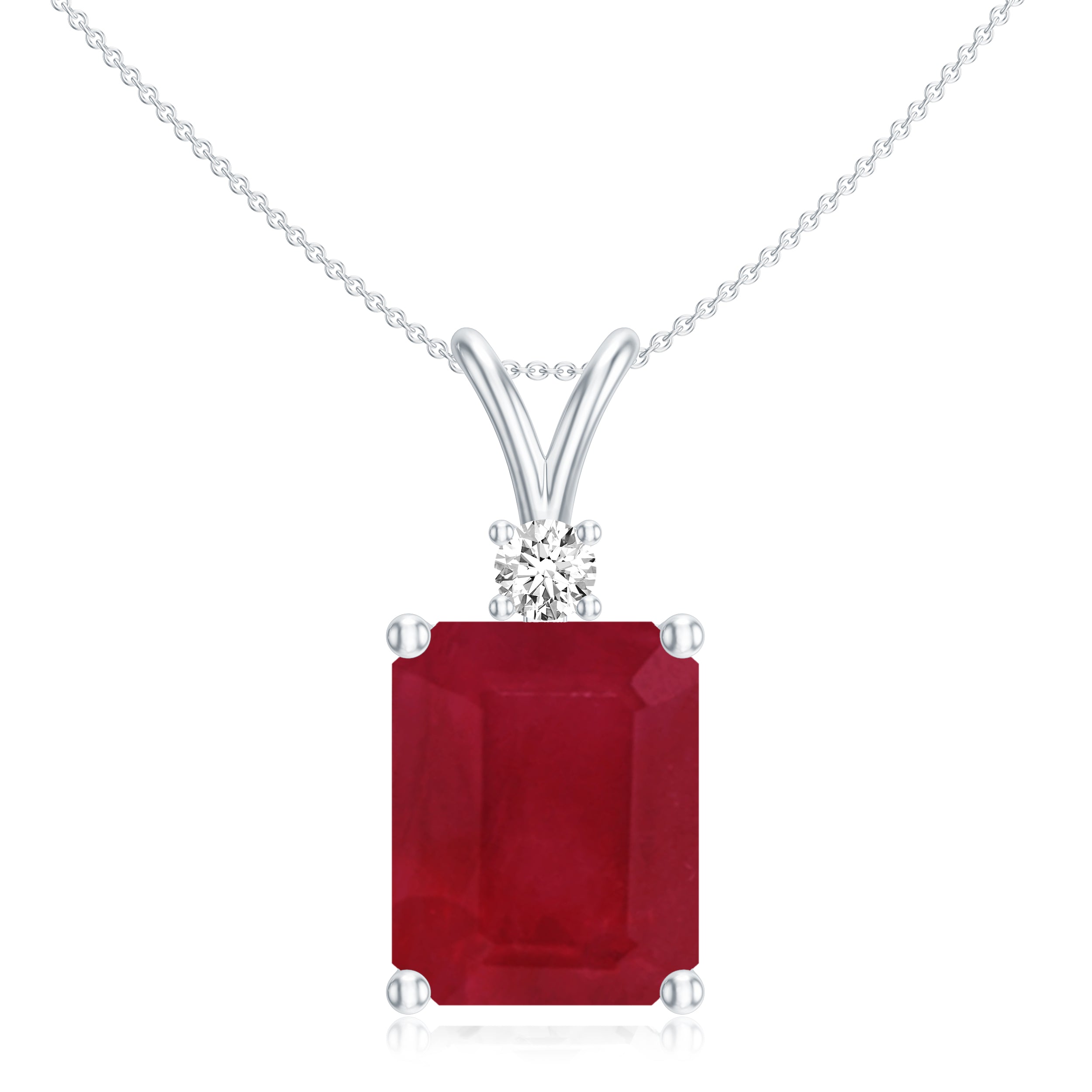 18K White Gold Vermeil