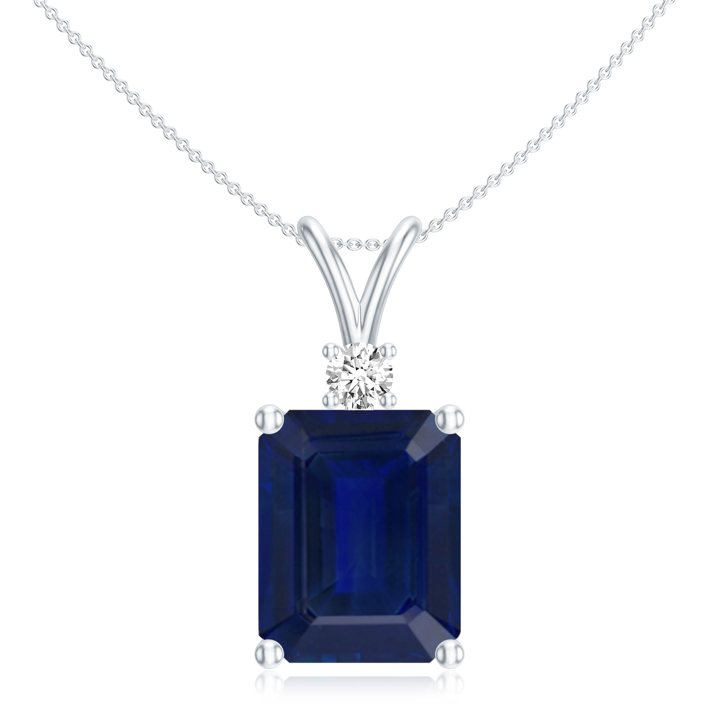18K White Gold Vermeil