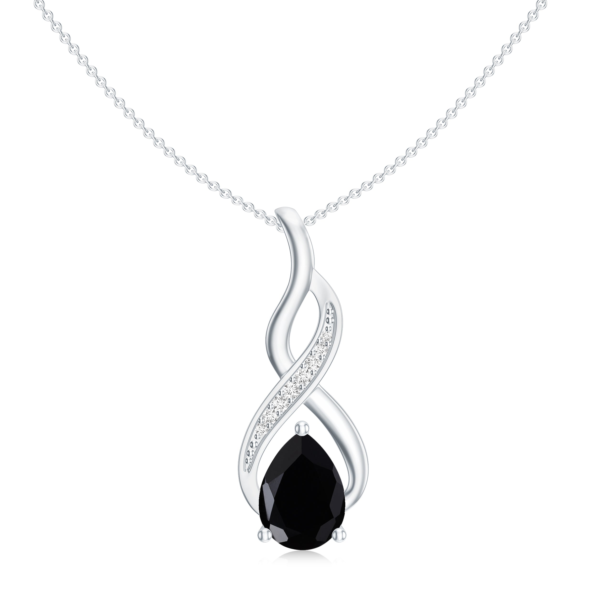 18K White Gold Vermeil