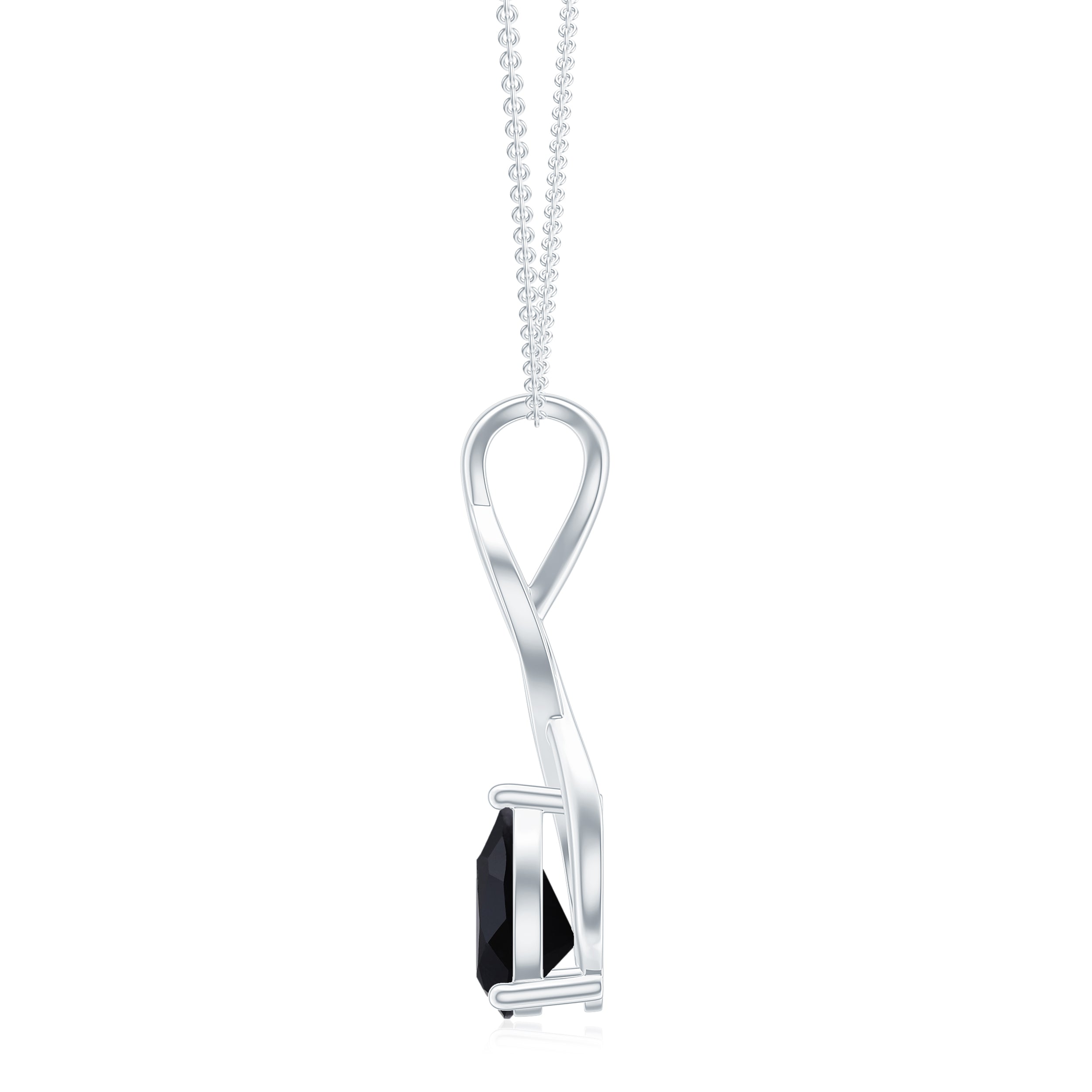 18K White Gold Vermeil