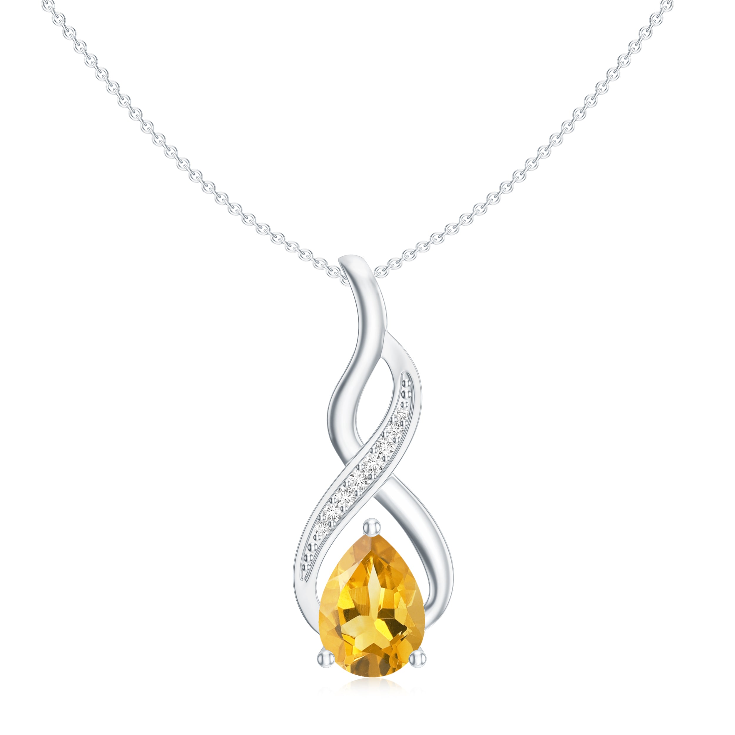 18K White Gold Vermeil