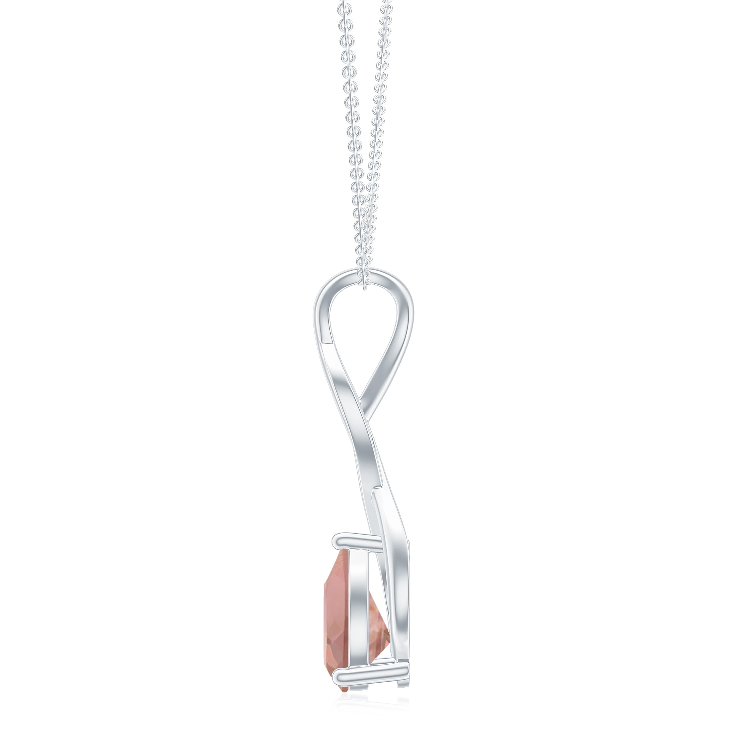 18K White Gold Vermeil