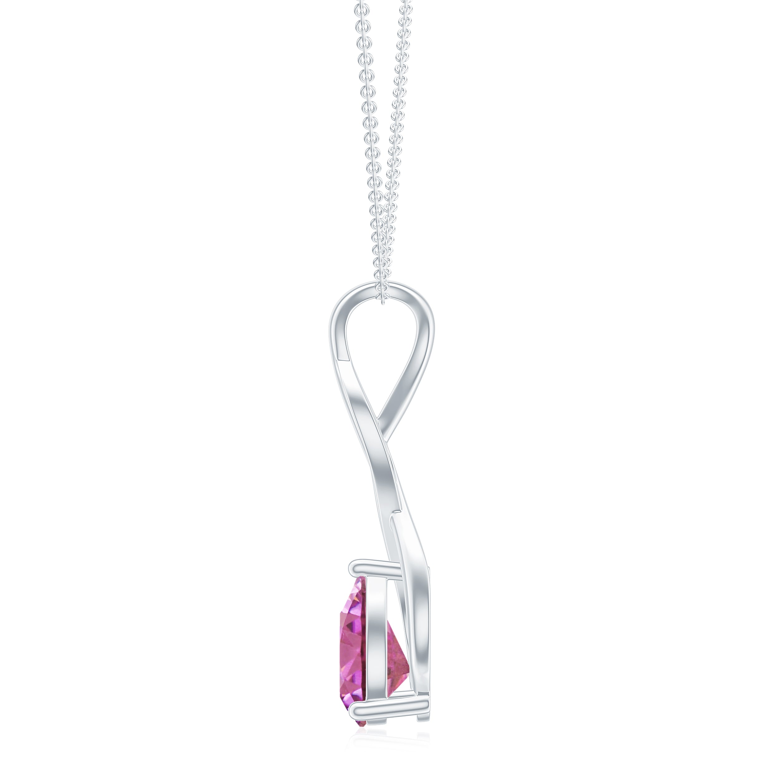 18K White Gold Vermeil