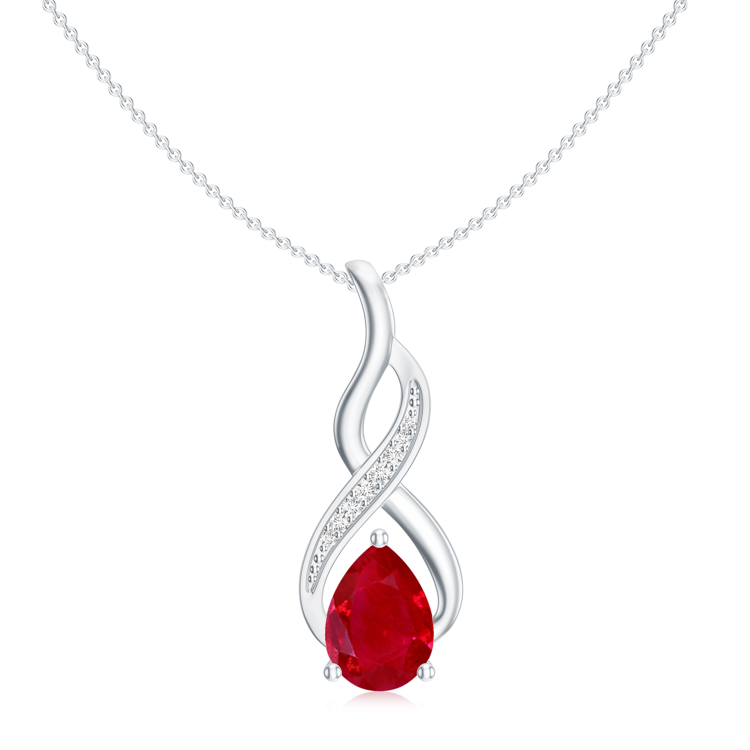 18K White Gold Vermeil