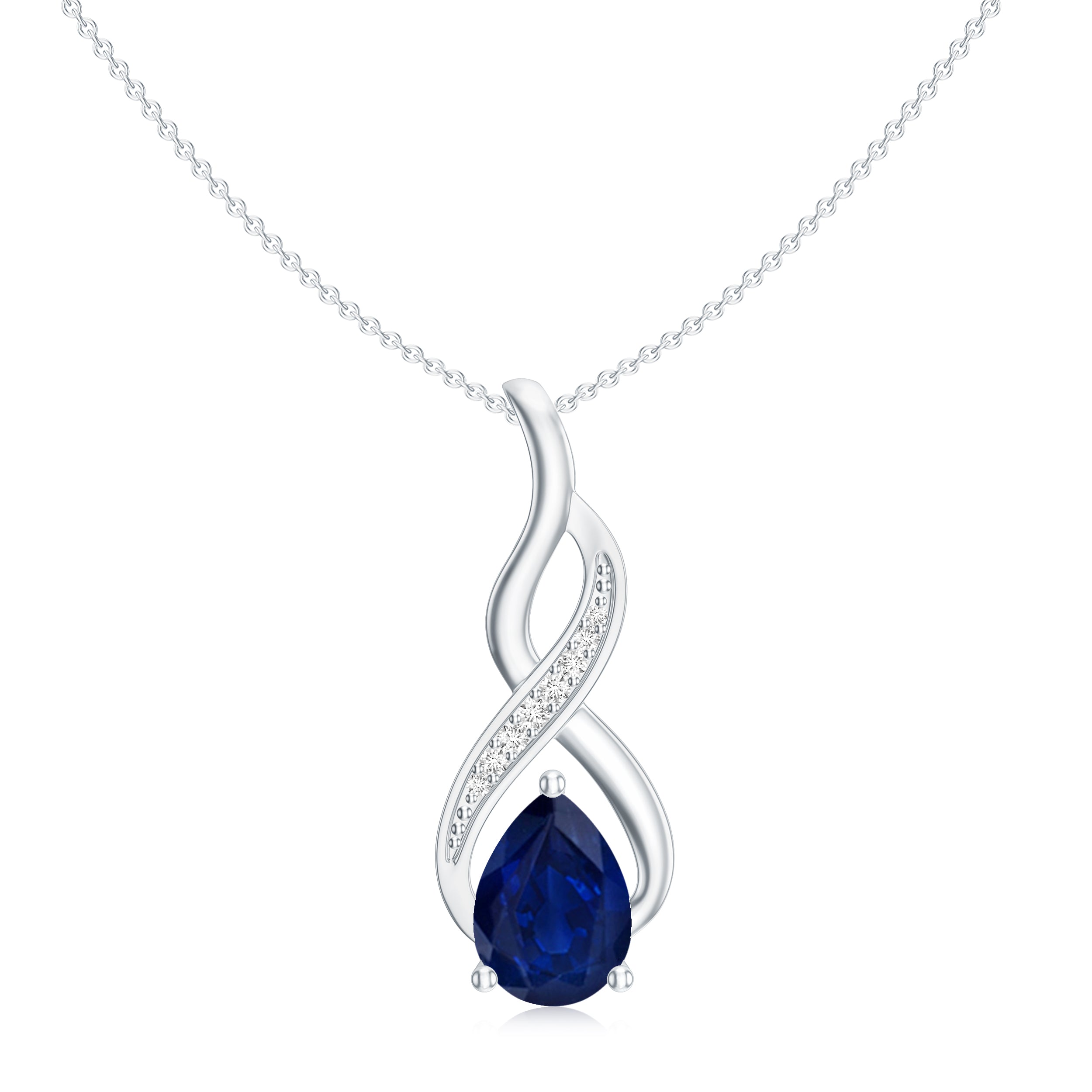 18K White Gold Vermeil