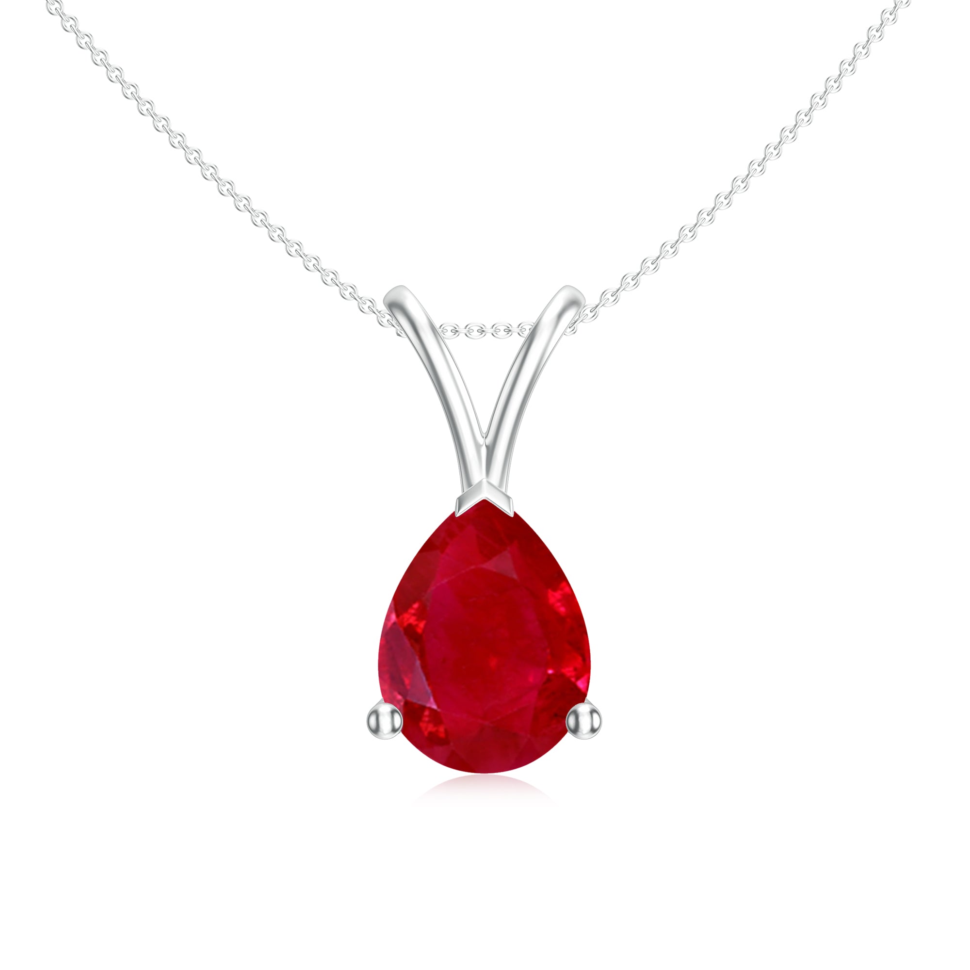18K White Gold Vermeil