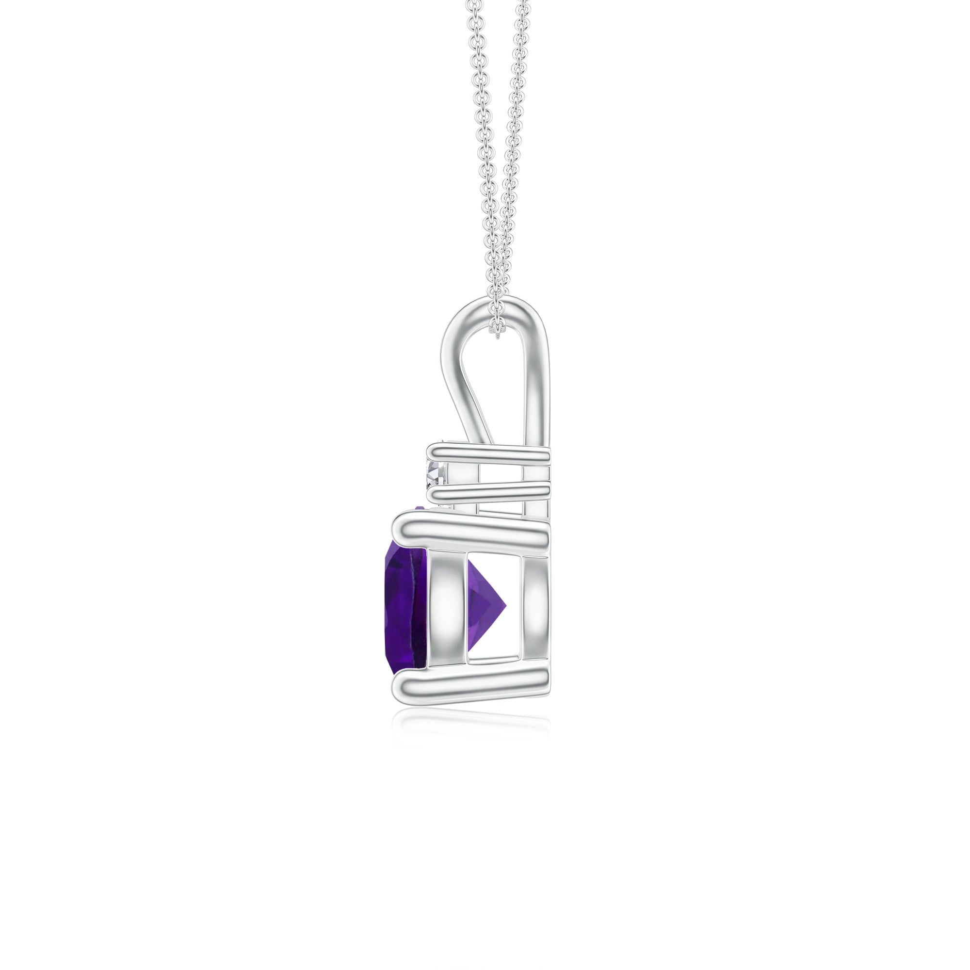 18K White Gold Vermeil