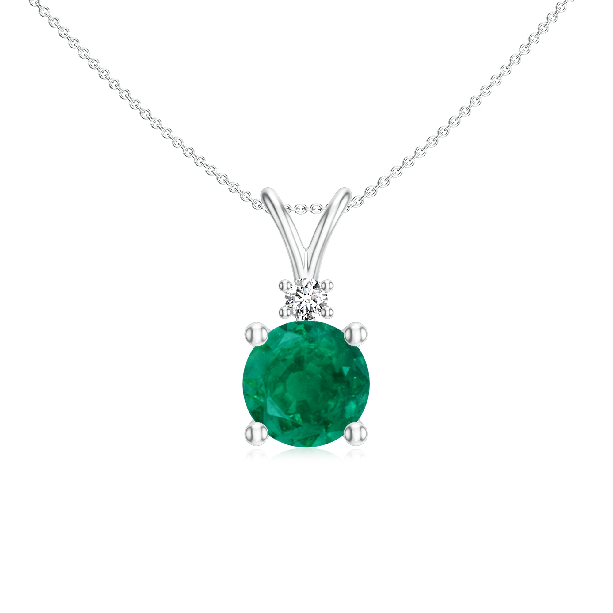 18K White Gold Vermeil