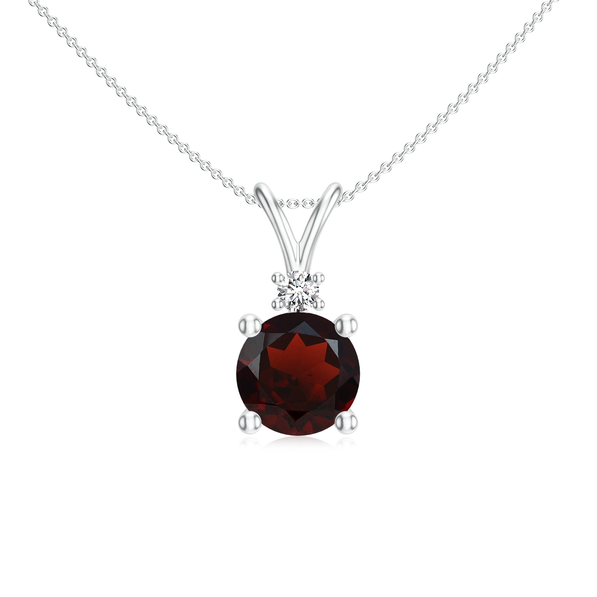 18K White Gold Vermeil