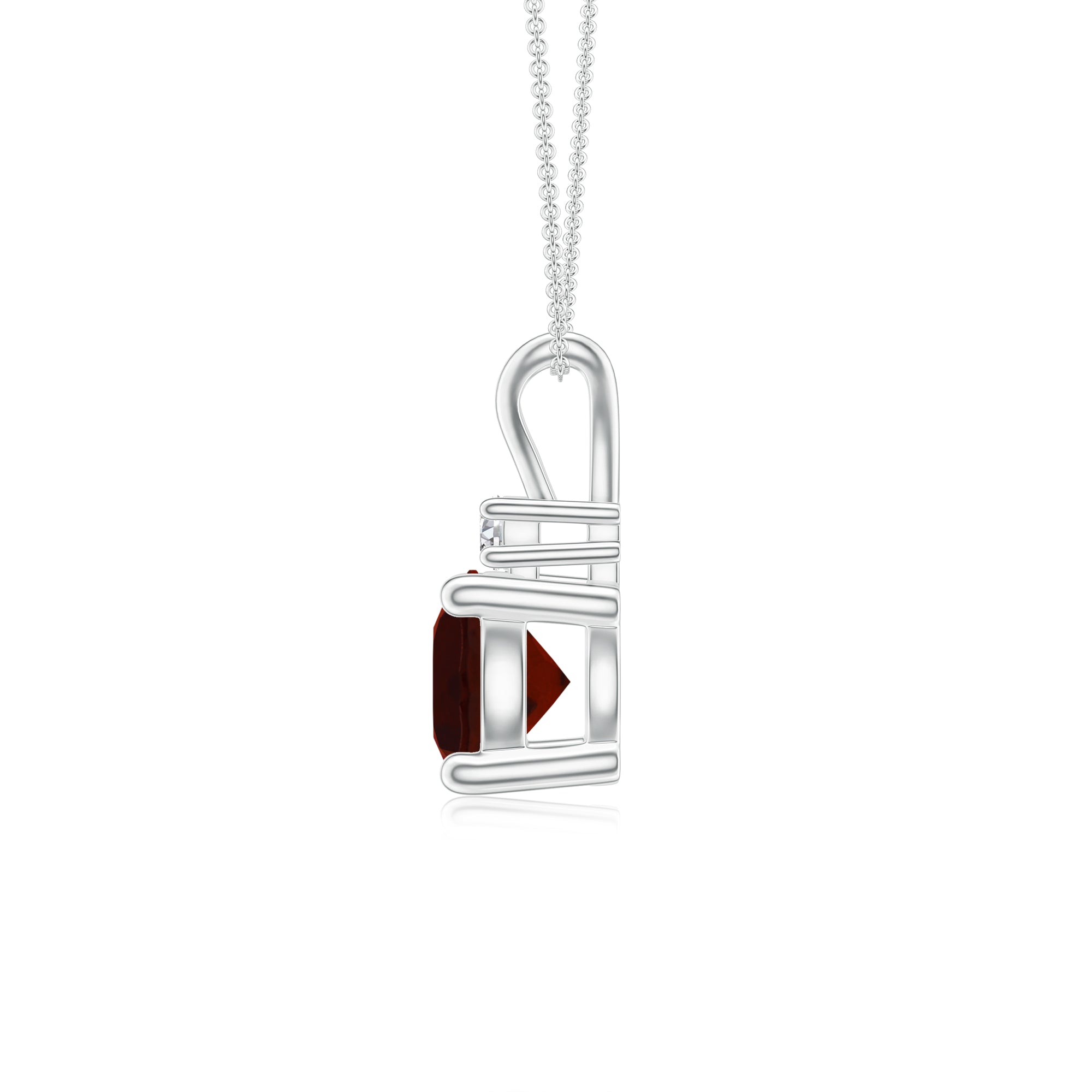 18K White Gold Vermeil