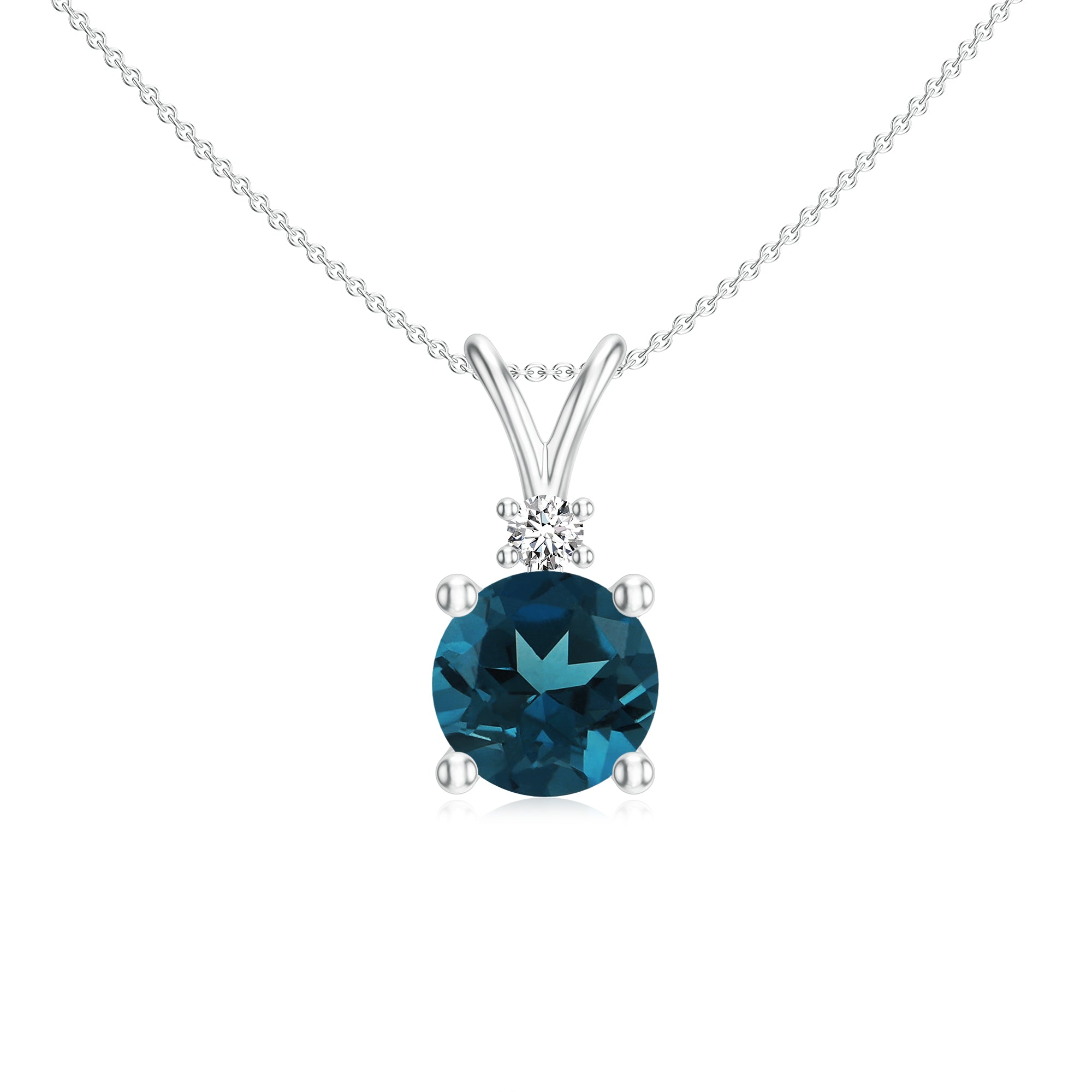 18K White Gold Vermeil