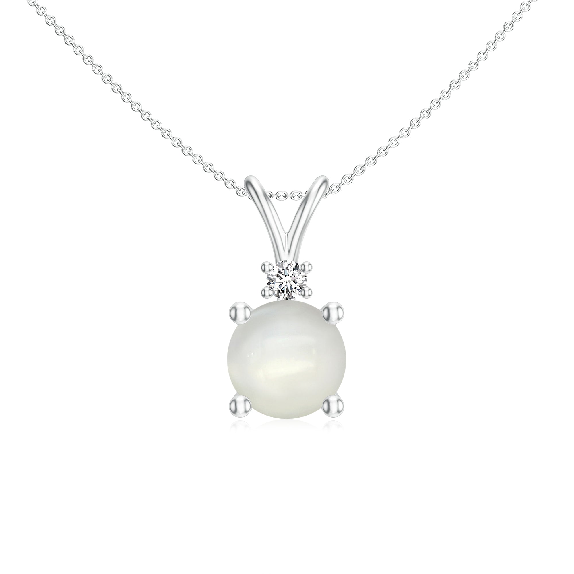 18K White Gold Vermeil
