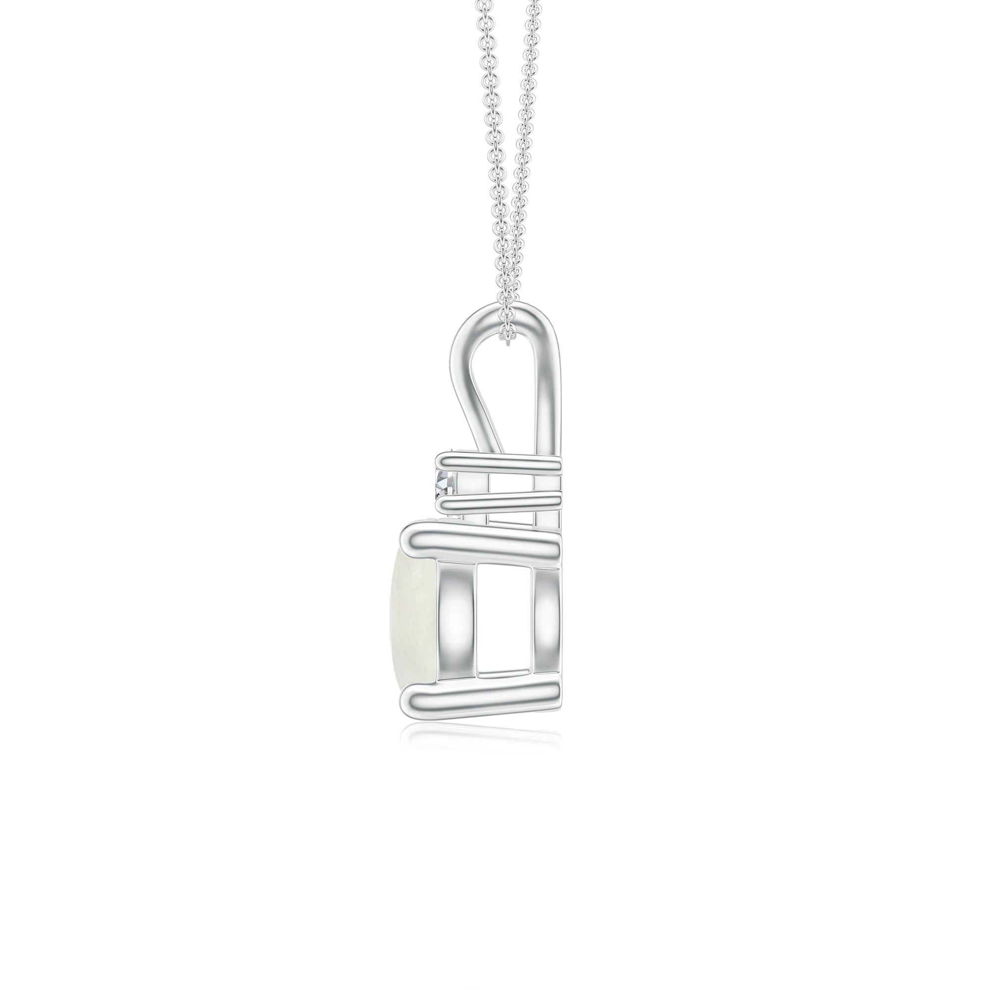18K White Gold Vermeil