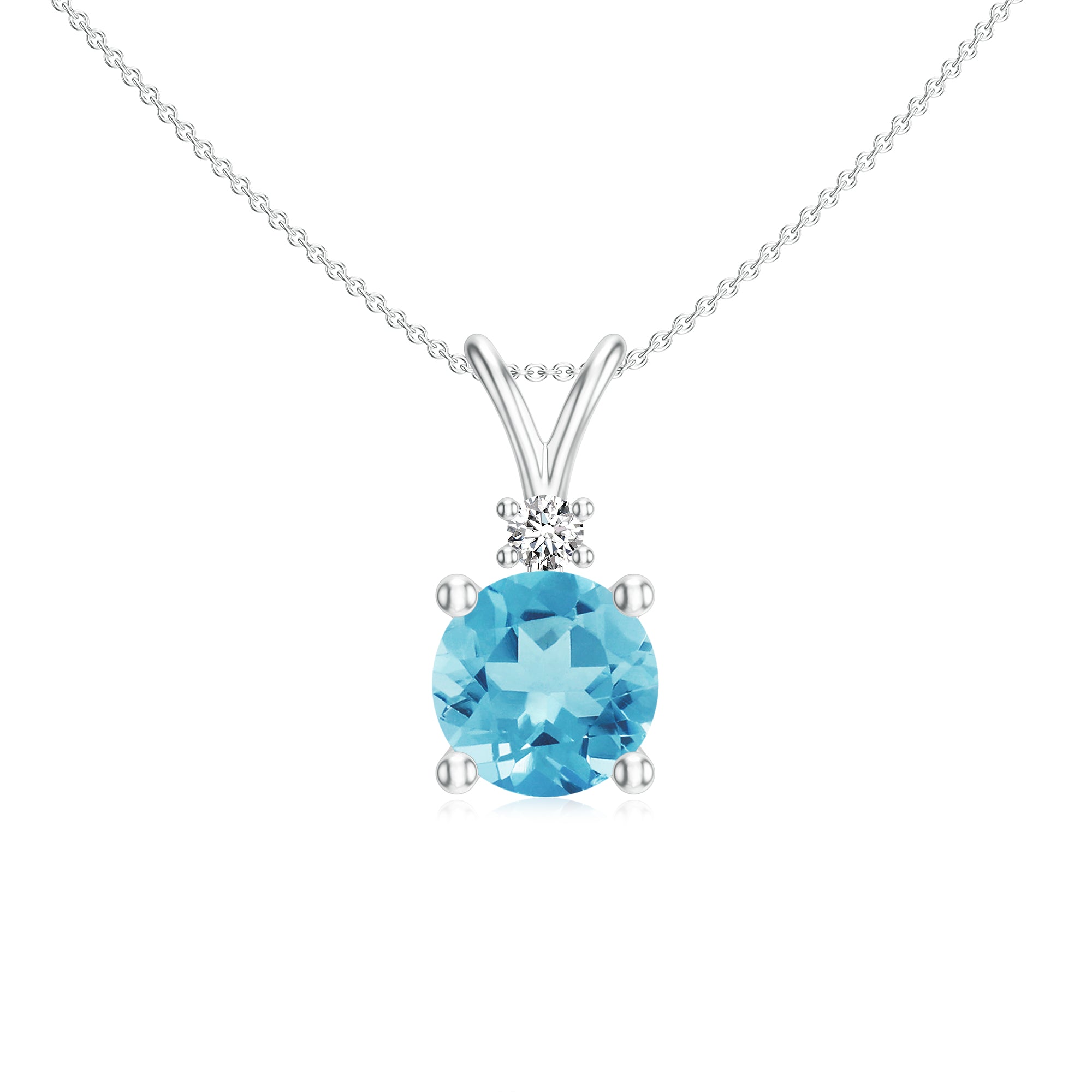 18K White Gold Vermeil