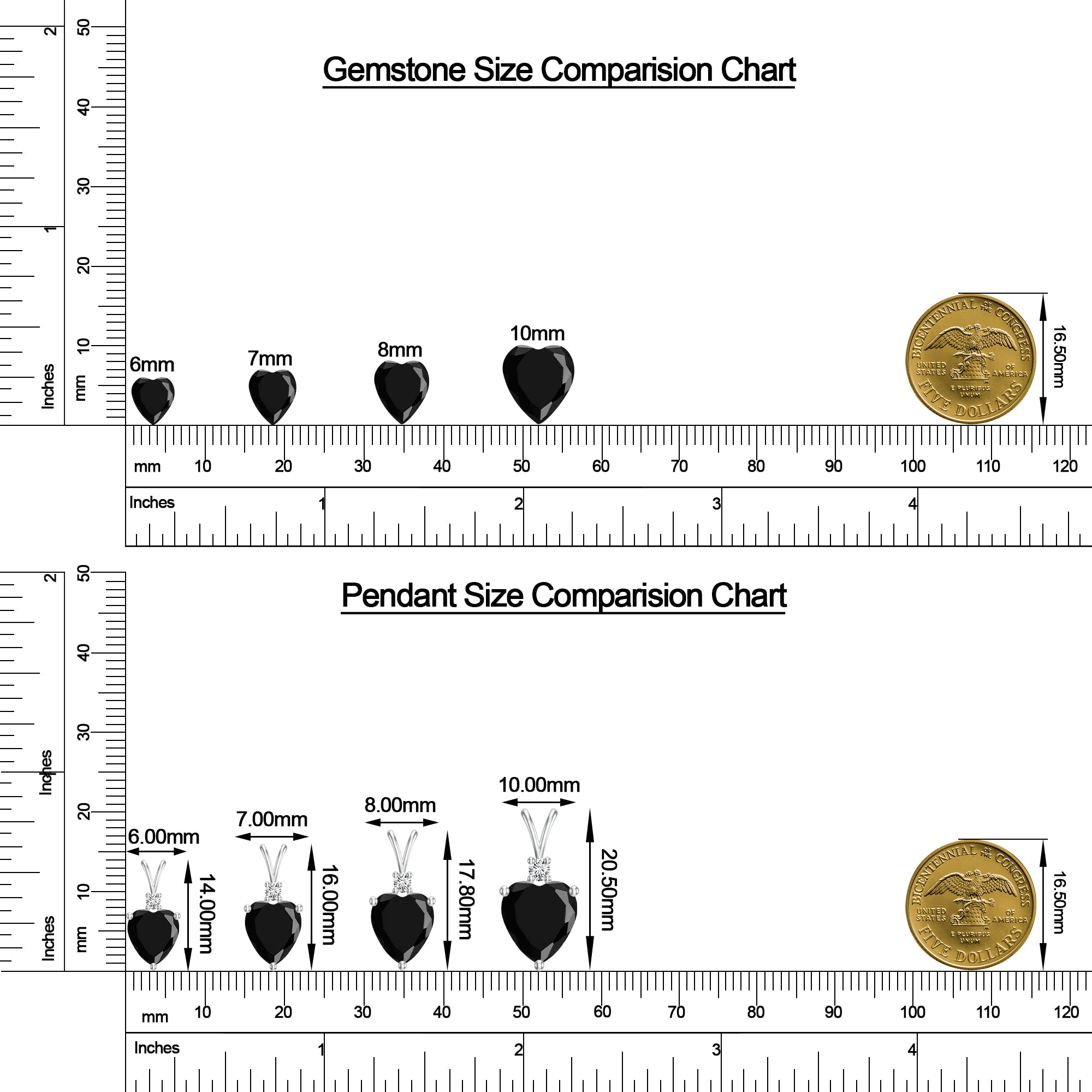 18K White Gold Vermeil