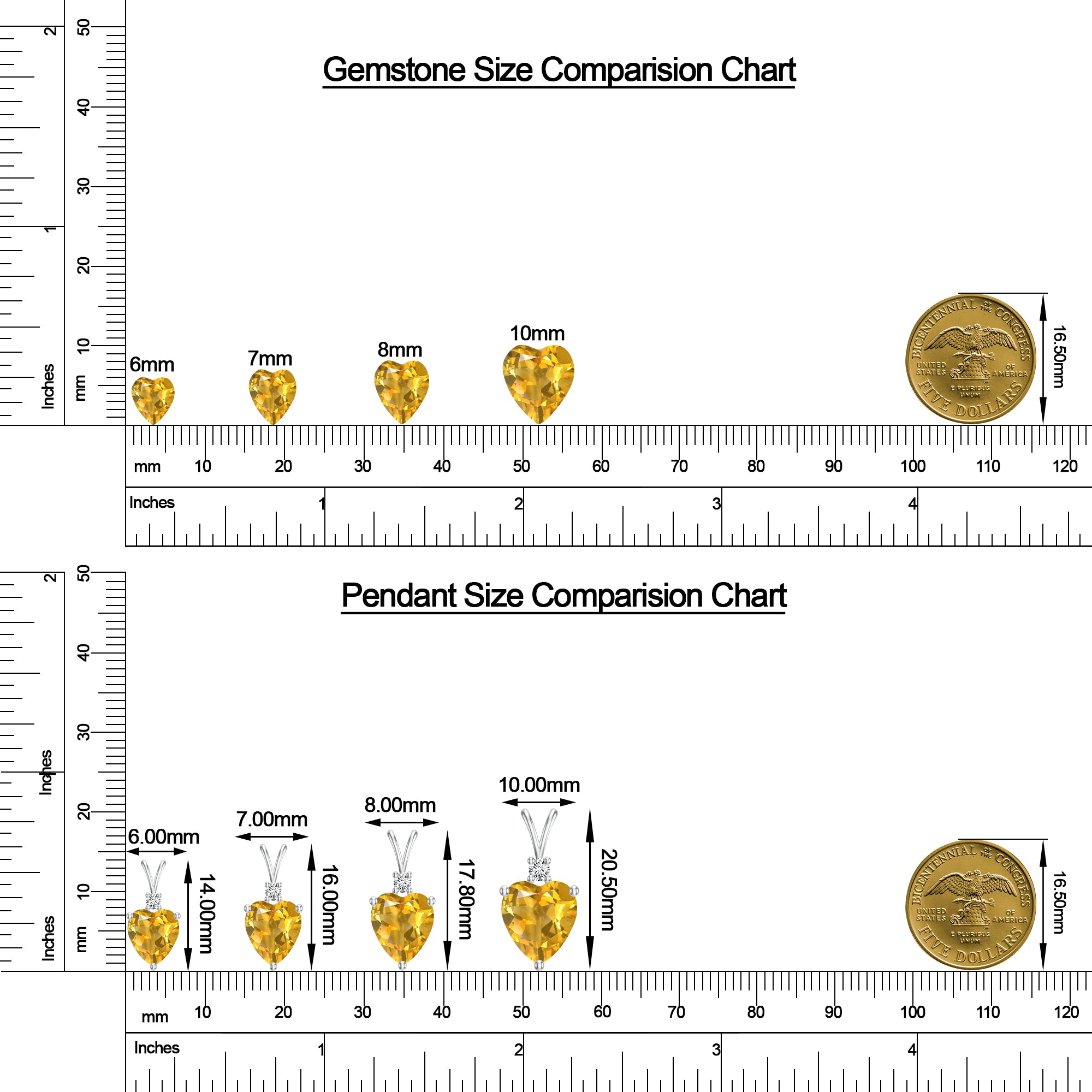 18K White Gold Vermeil