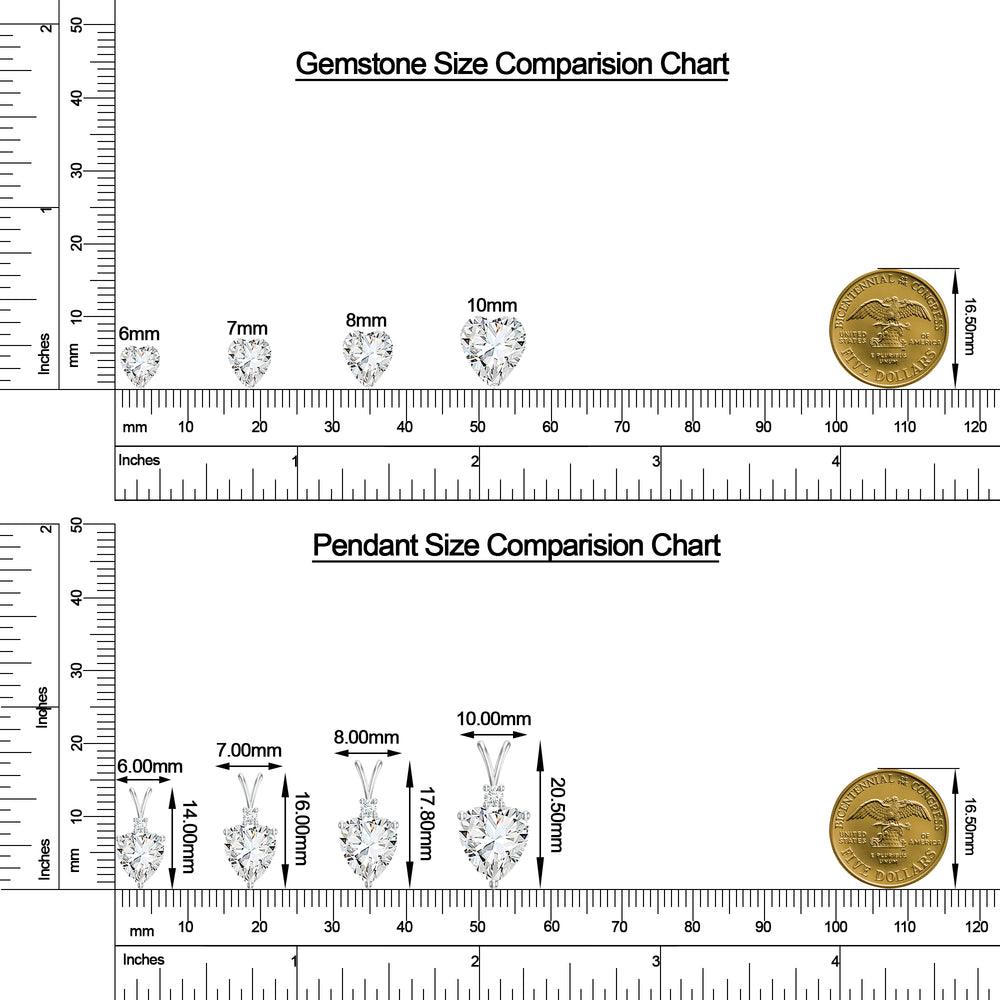 18K White Gold Vermeil
