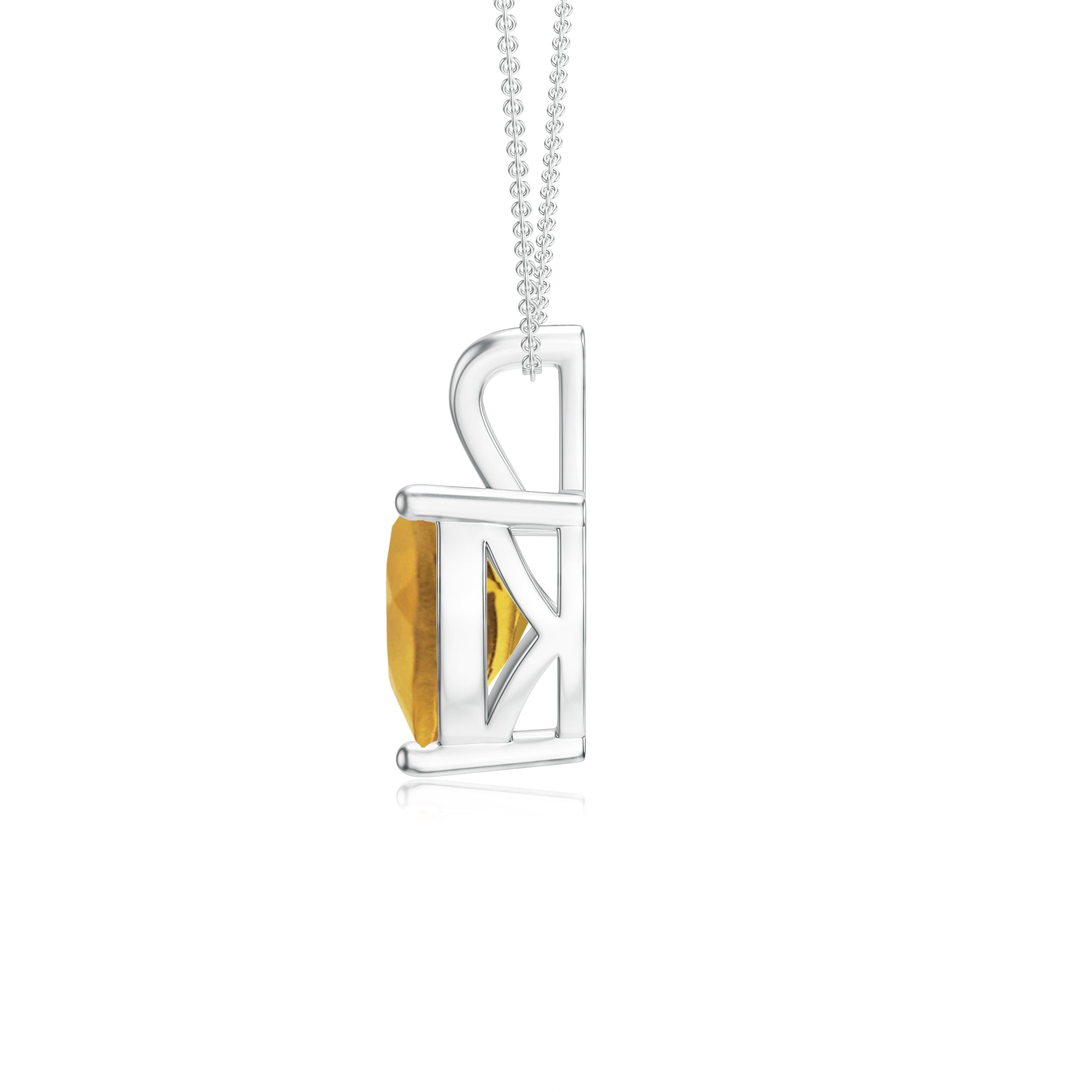 18K White Gold Vermeil