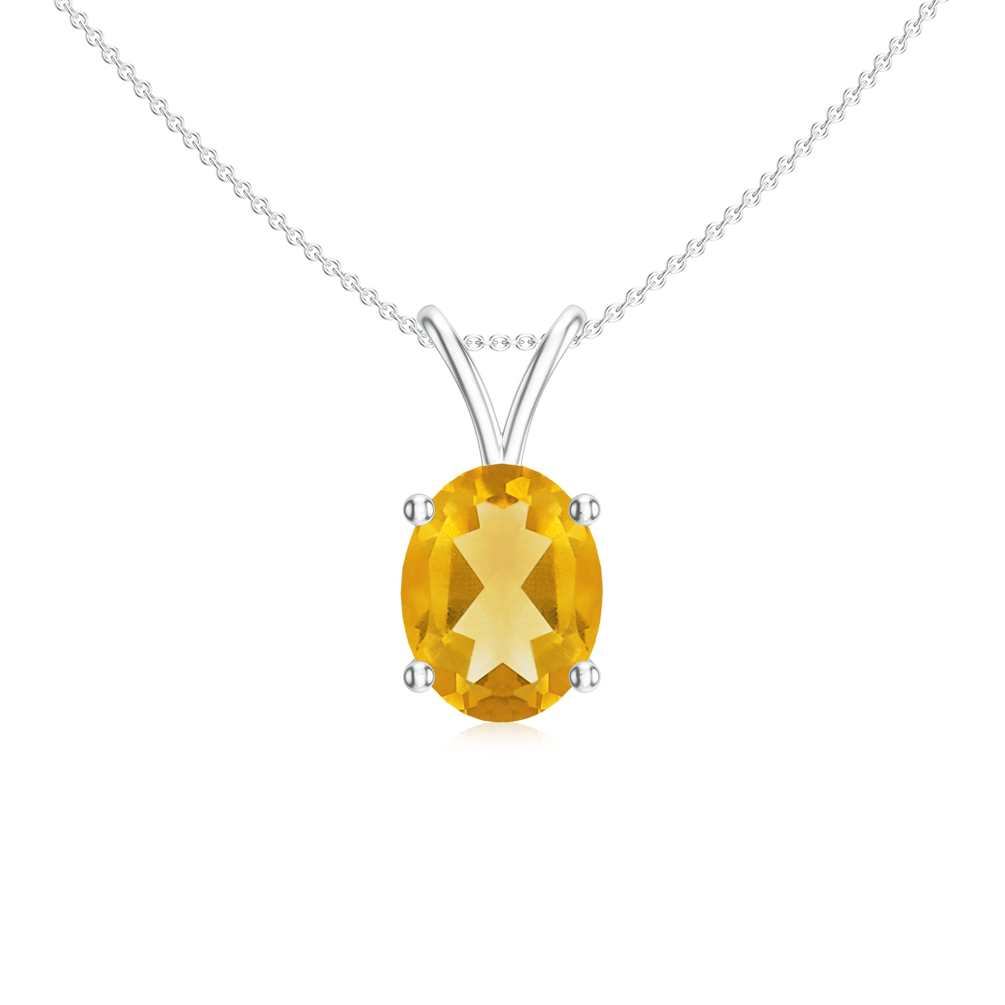 18K White Gold Vermeil