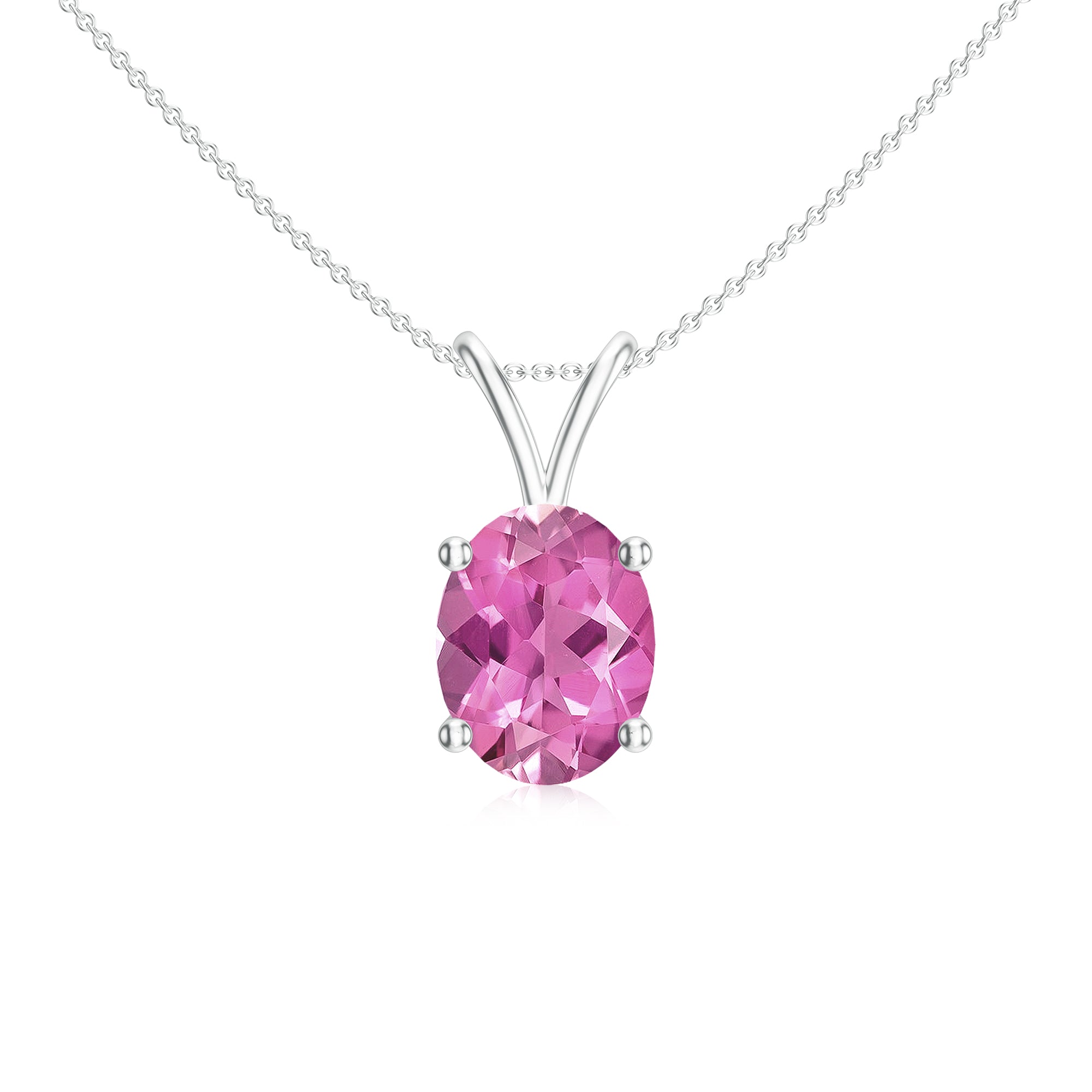 18K White Gold Vermeil