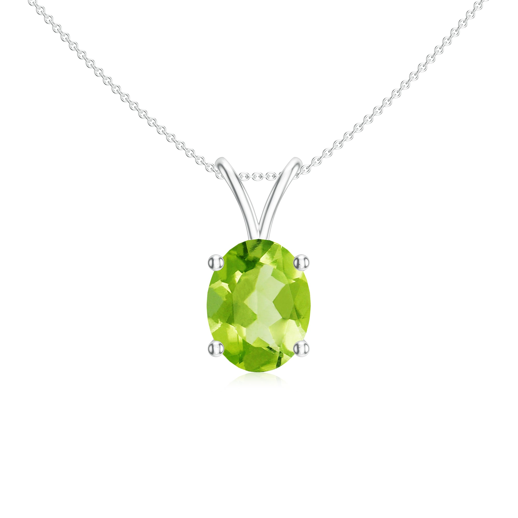 18K White Gold Vermeil