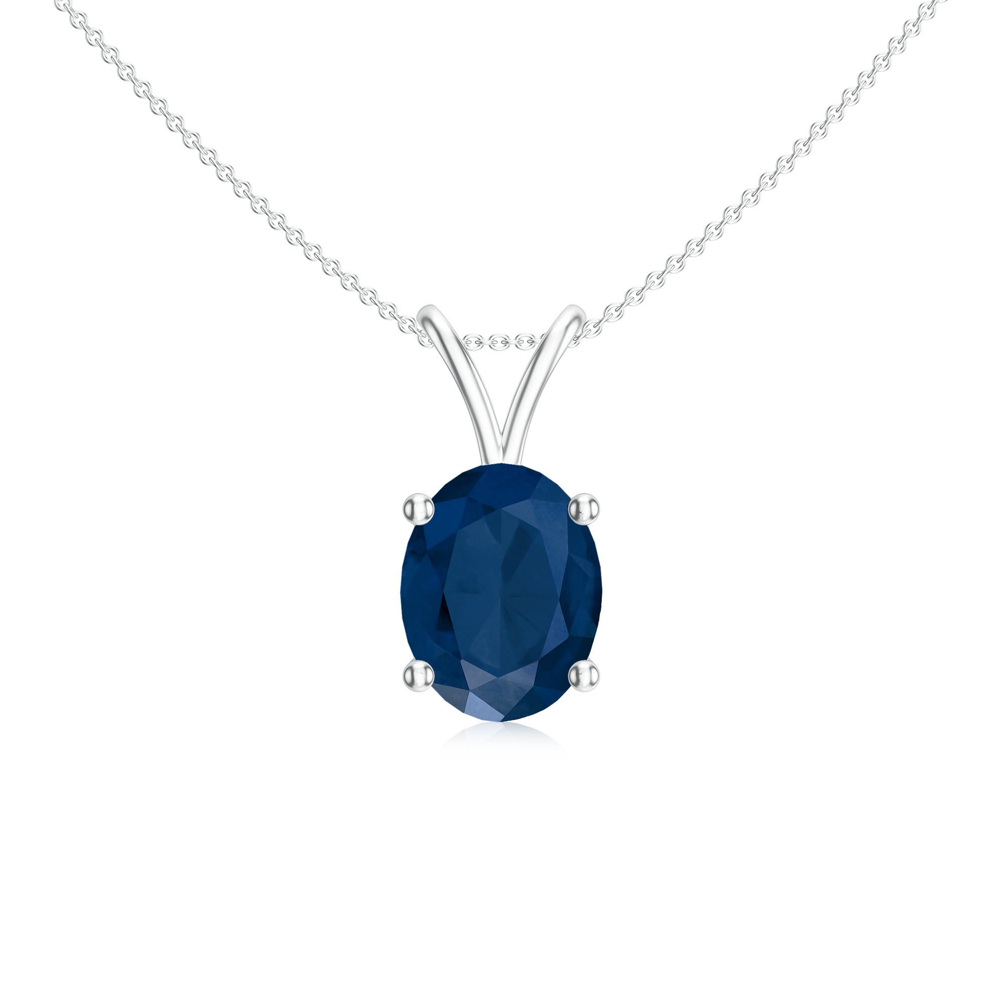 18K White Gold Vermeil