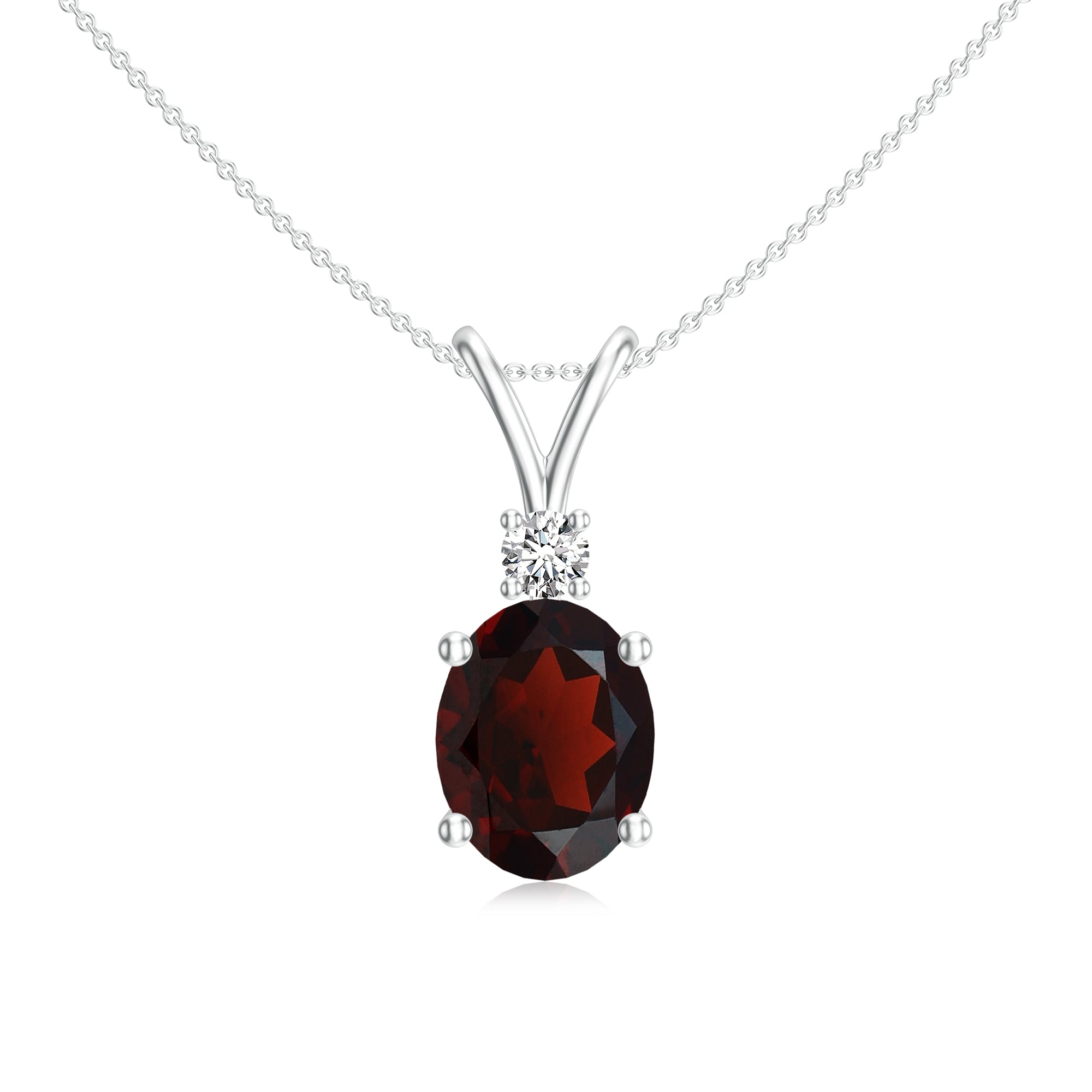 18K White Gold Vermeil