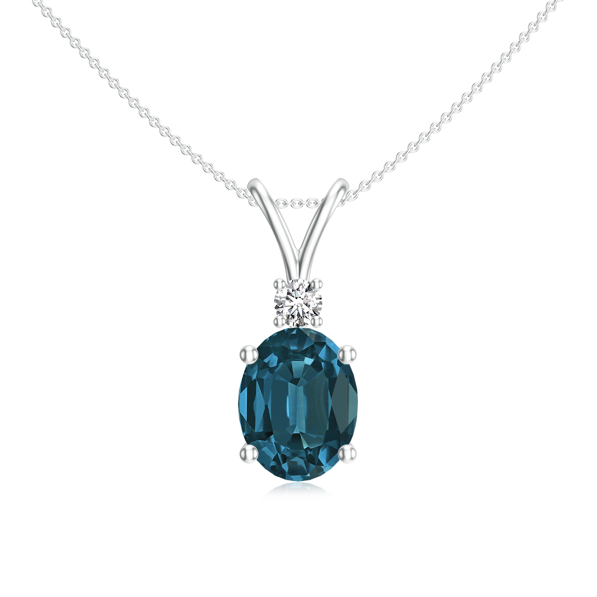 18K White Gold Vermeil